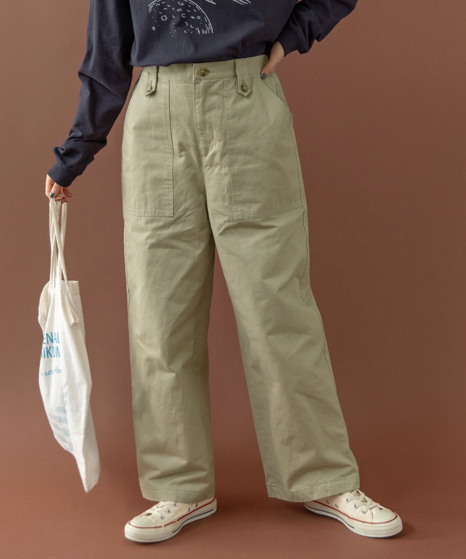 AMBIDEX Store ○雲斎ナチュラルヴィンテージワッシャー チノ後ろ