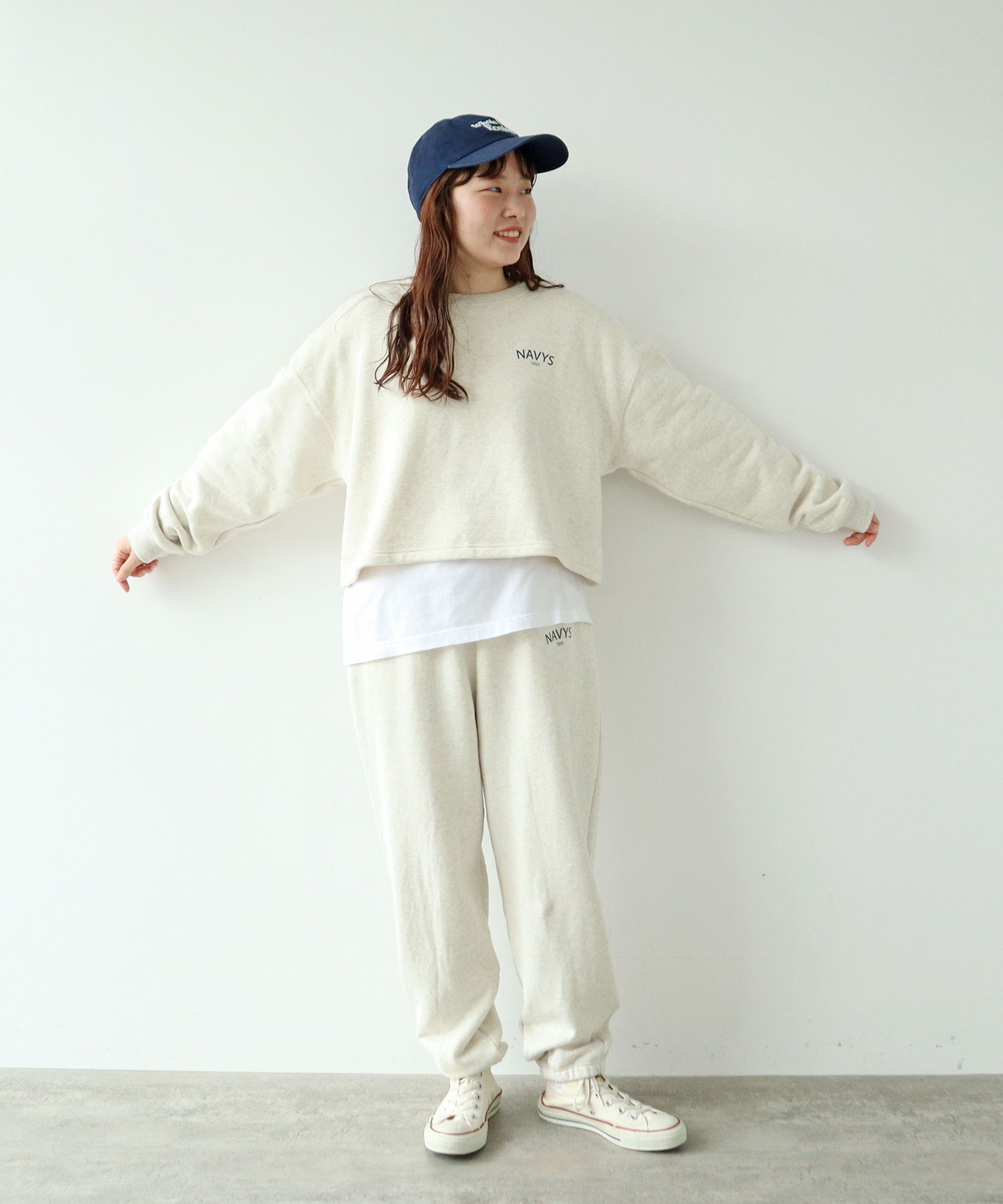 AMBIDEX Store △○NAVYS フレンチテリー スウェットパンツ(F グレー