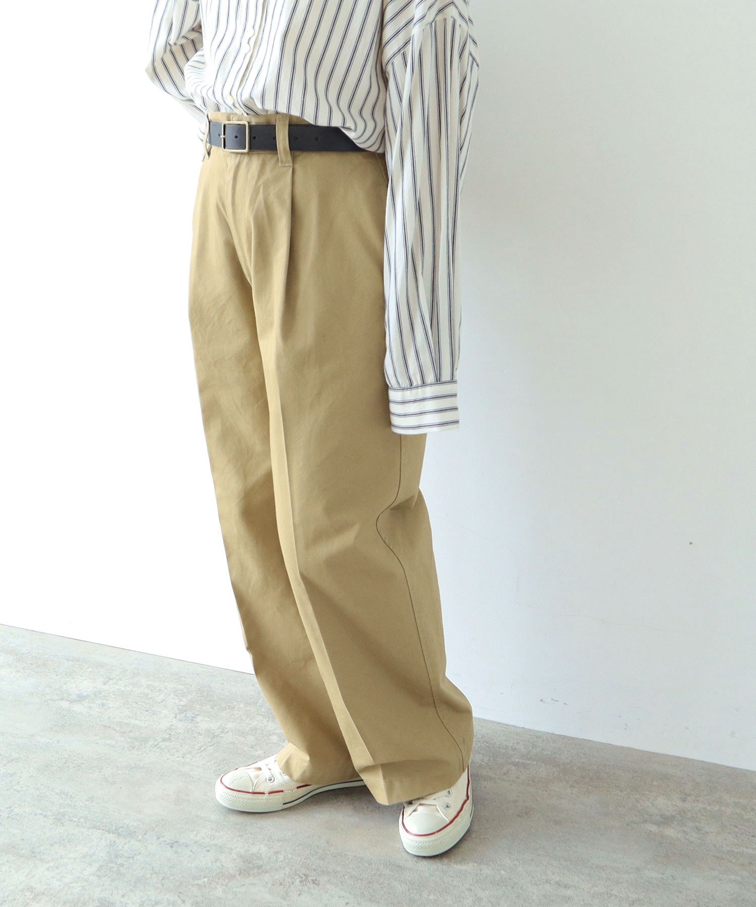 AMBIDEX Store 強撚ドライツイル センタープレスパンツ(F コン): PAR ICI