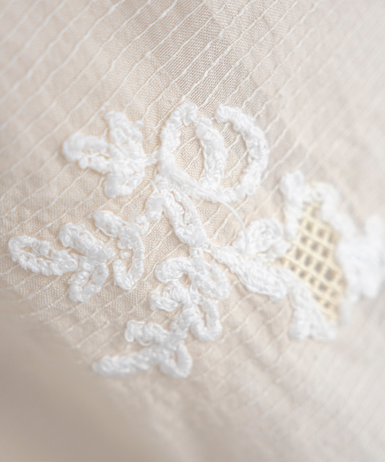 AMBIDEX Store 【予約販売】〇antique chain embroidery ギャザー