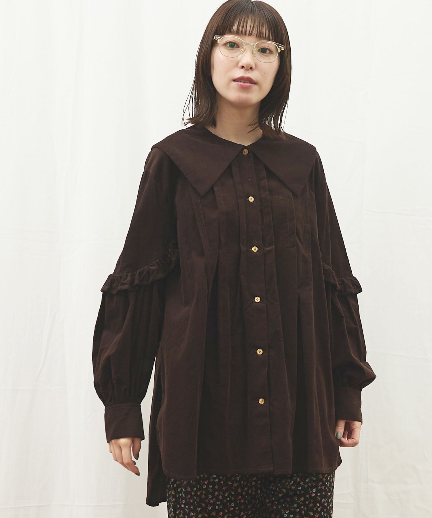 トップス fig London shirt corl blouse AMBIDEX Store 〇shirt corl blouse(F ピンク): l'atelier du savon