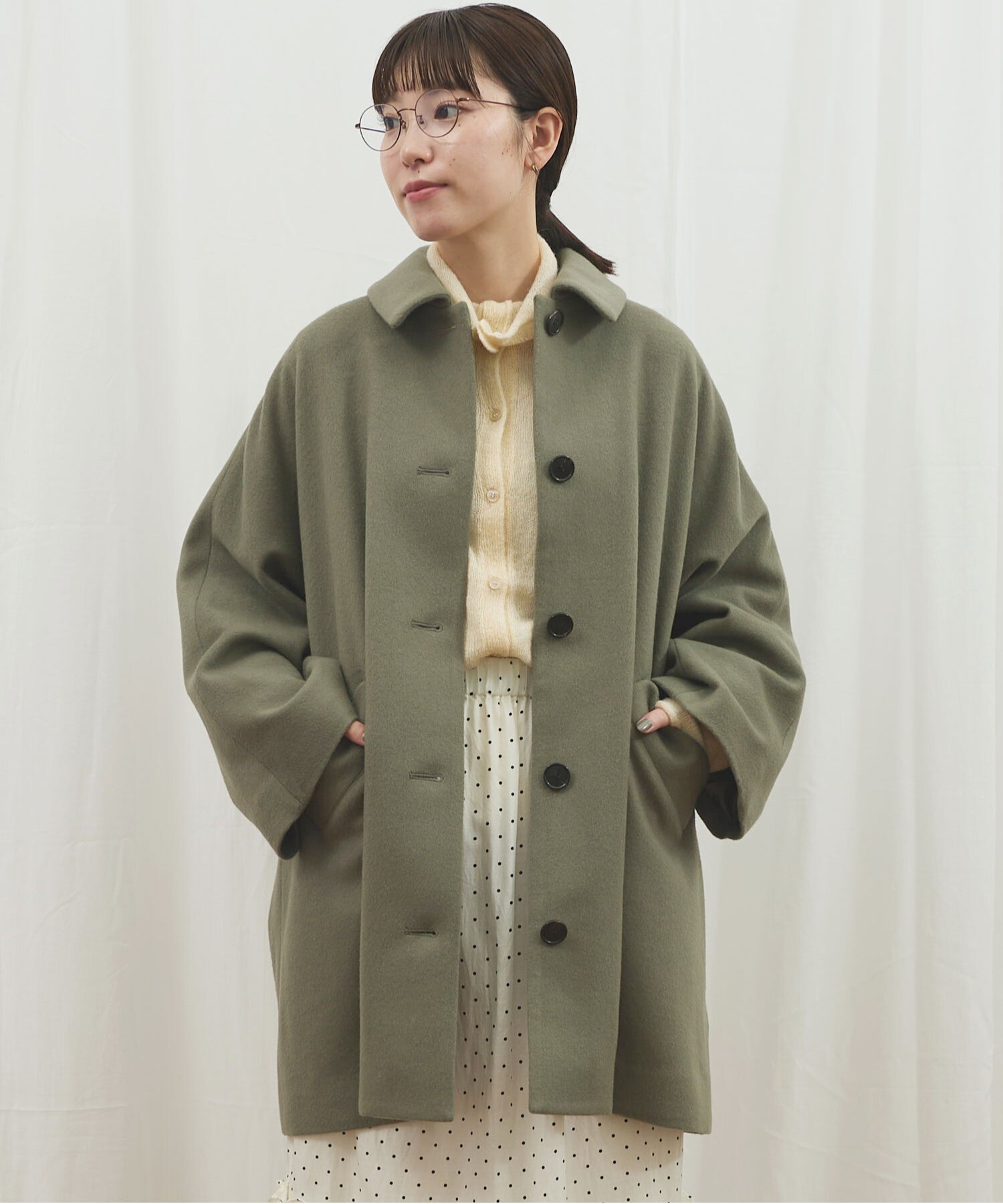 AMBIDEX Store 〇Minnie coat(F カーキ): l'atelier du savon