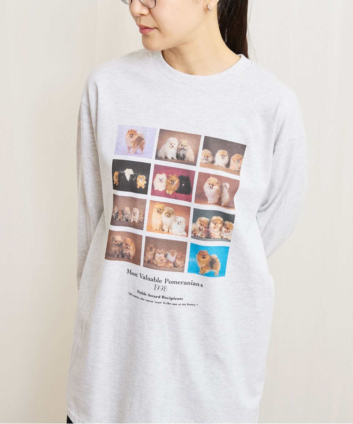 Fig London スーベニア ロンT _timeless friend sweat（Tシャツ