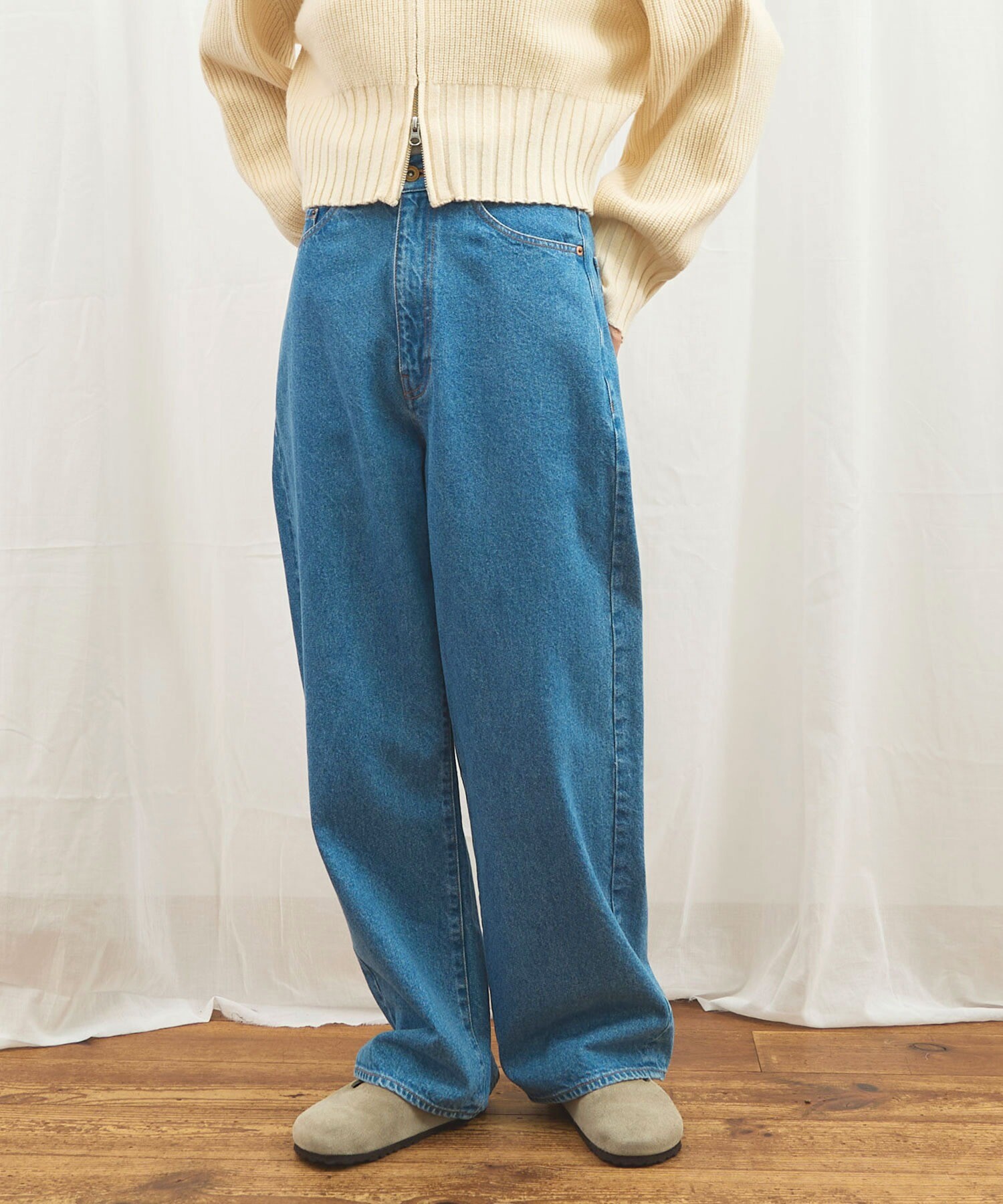 2023AW l'atelier du savon 吊りデニムパンツ 【公式通販】