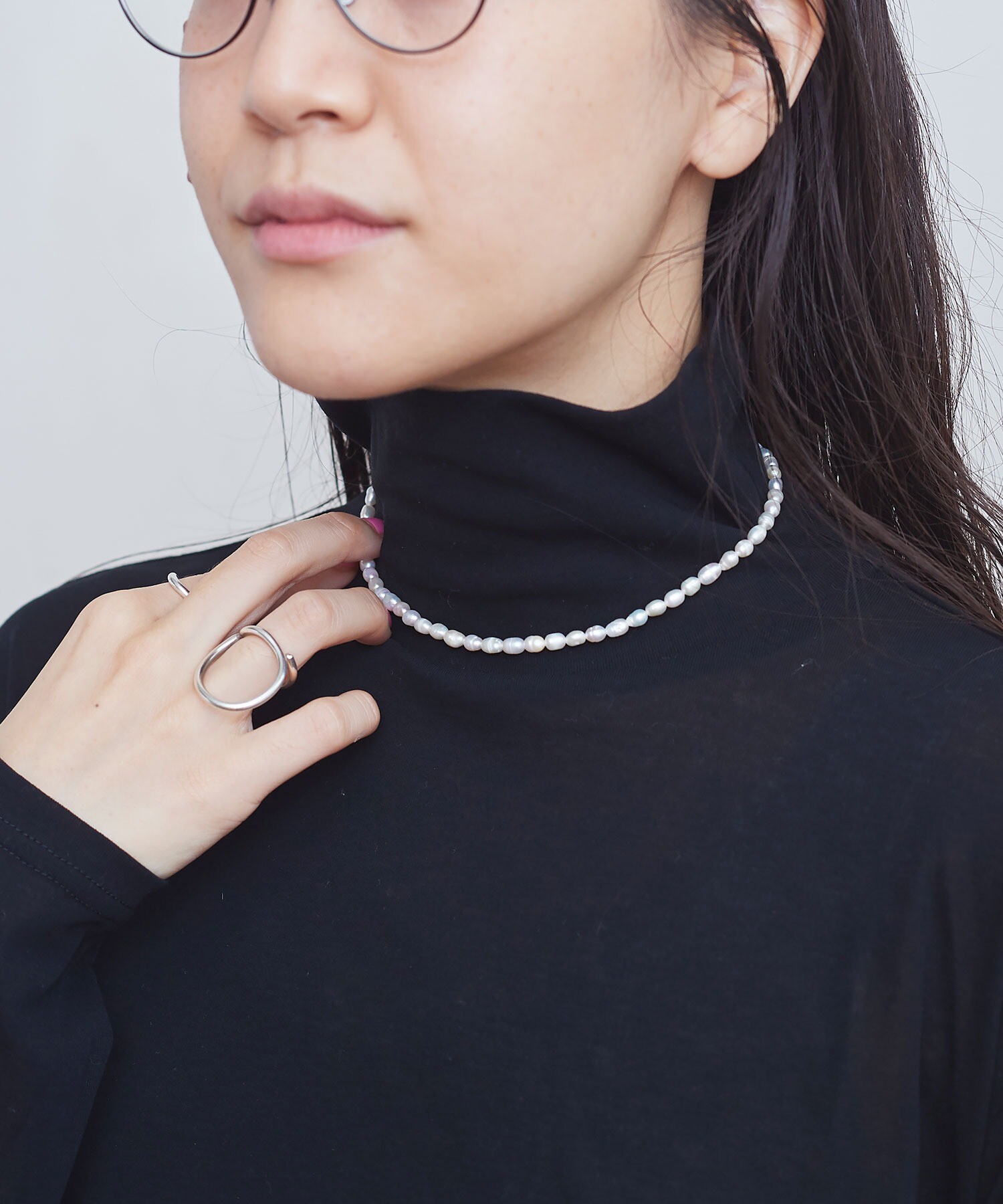 AMBIDEX Store petit pearl necklace(F シロ): l'atelier du savon