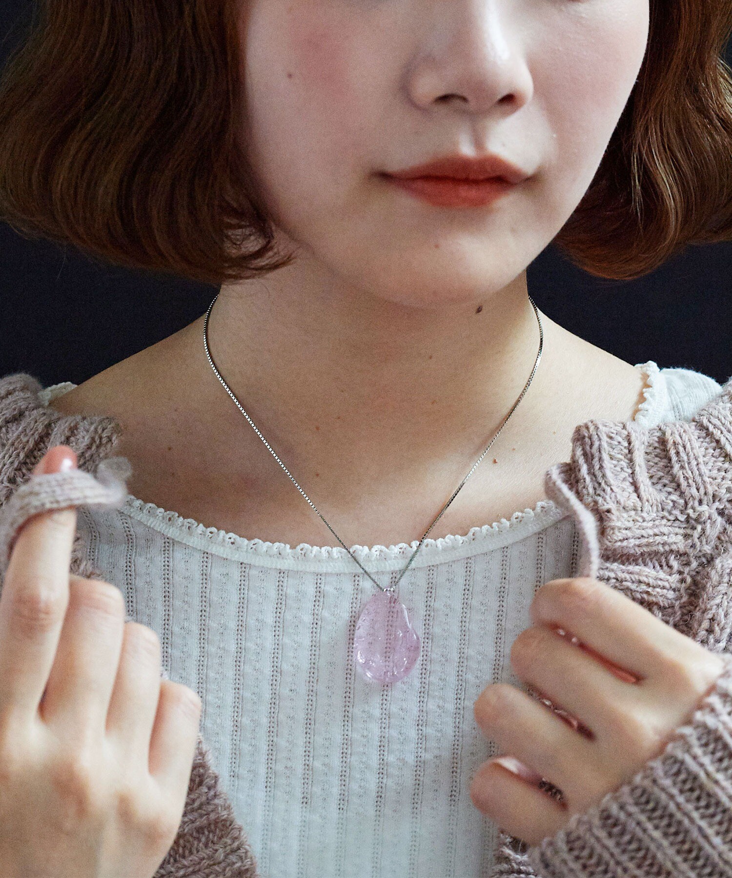 AMBIDEX Store △○the piece of water pendant(F ピンク): l'atelier 