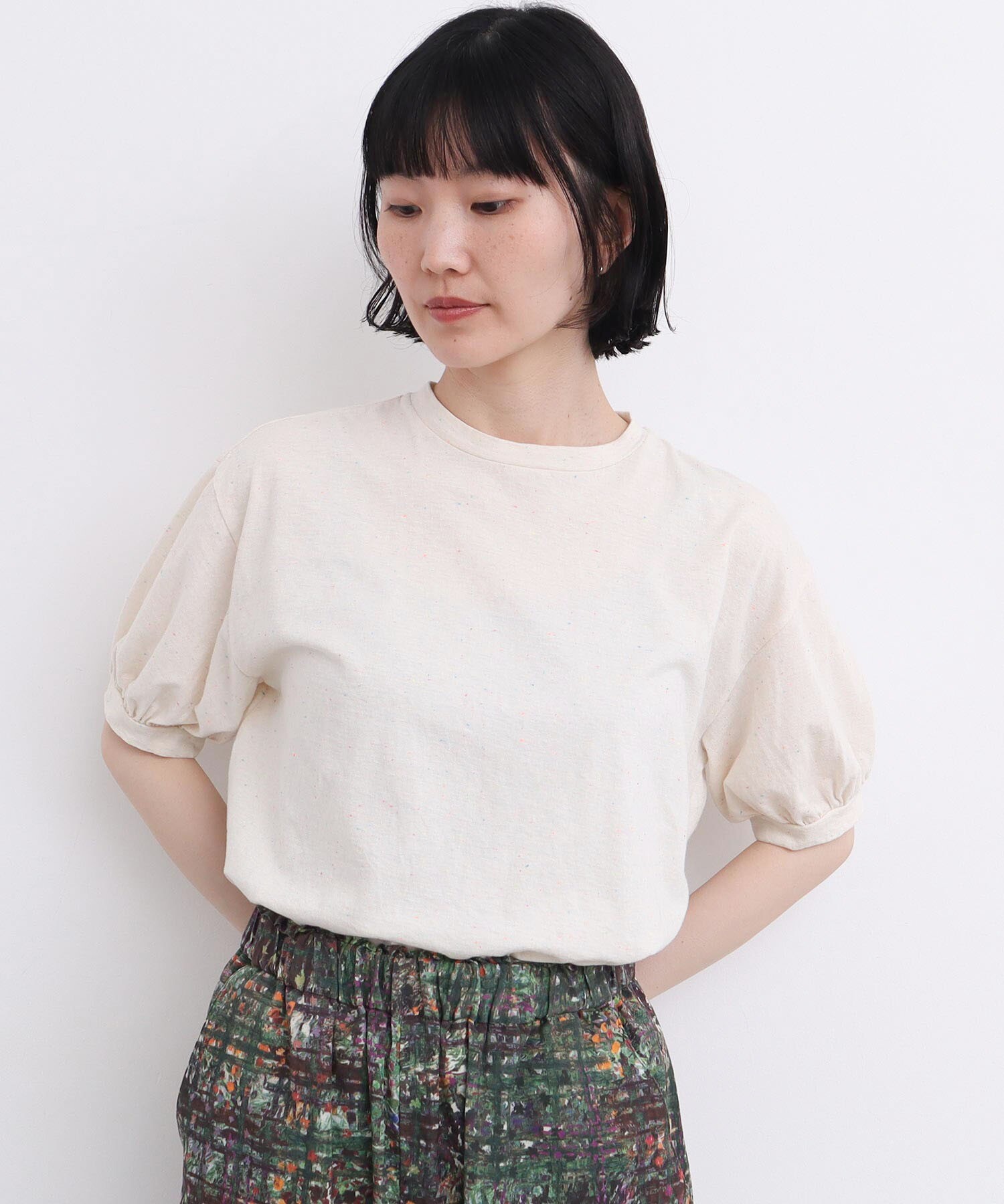 【美品】アトリエgg ateliergg パフスリーブTシャツ 25号 2025年最新】アトリエggの人気アイテム - メルカリ