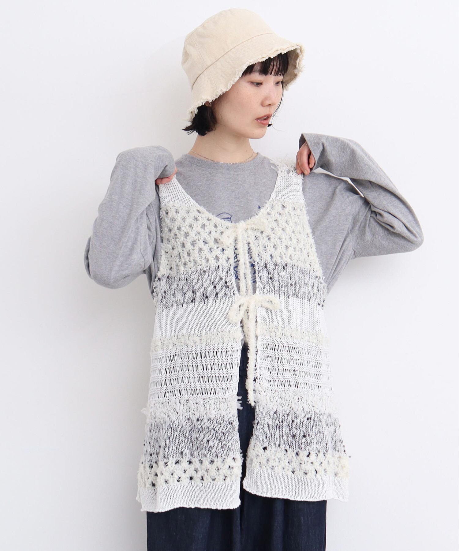 [新品未使用] _J.L-A.L_ Eyre Knit M LAGUA GEM | METAL MOTIF ZIP ニット (ニット ) |SHEL'TTER WEBSTORE