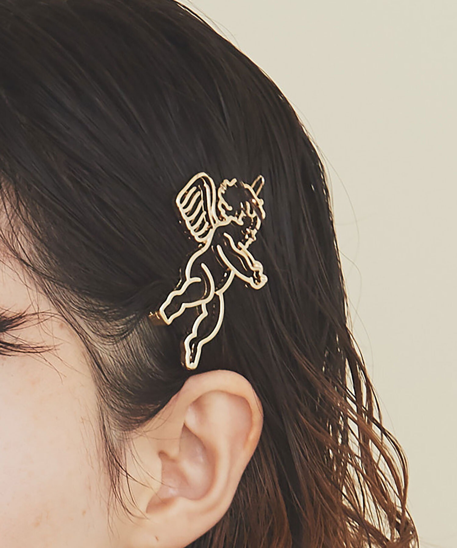 AMBIDEX Store 〇ANGEL CHARM hairpin(F ゴールド): l'atelier du savon