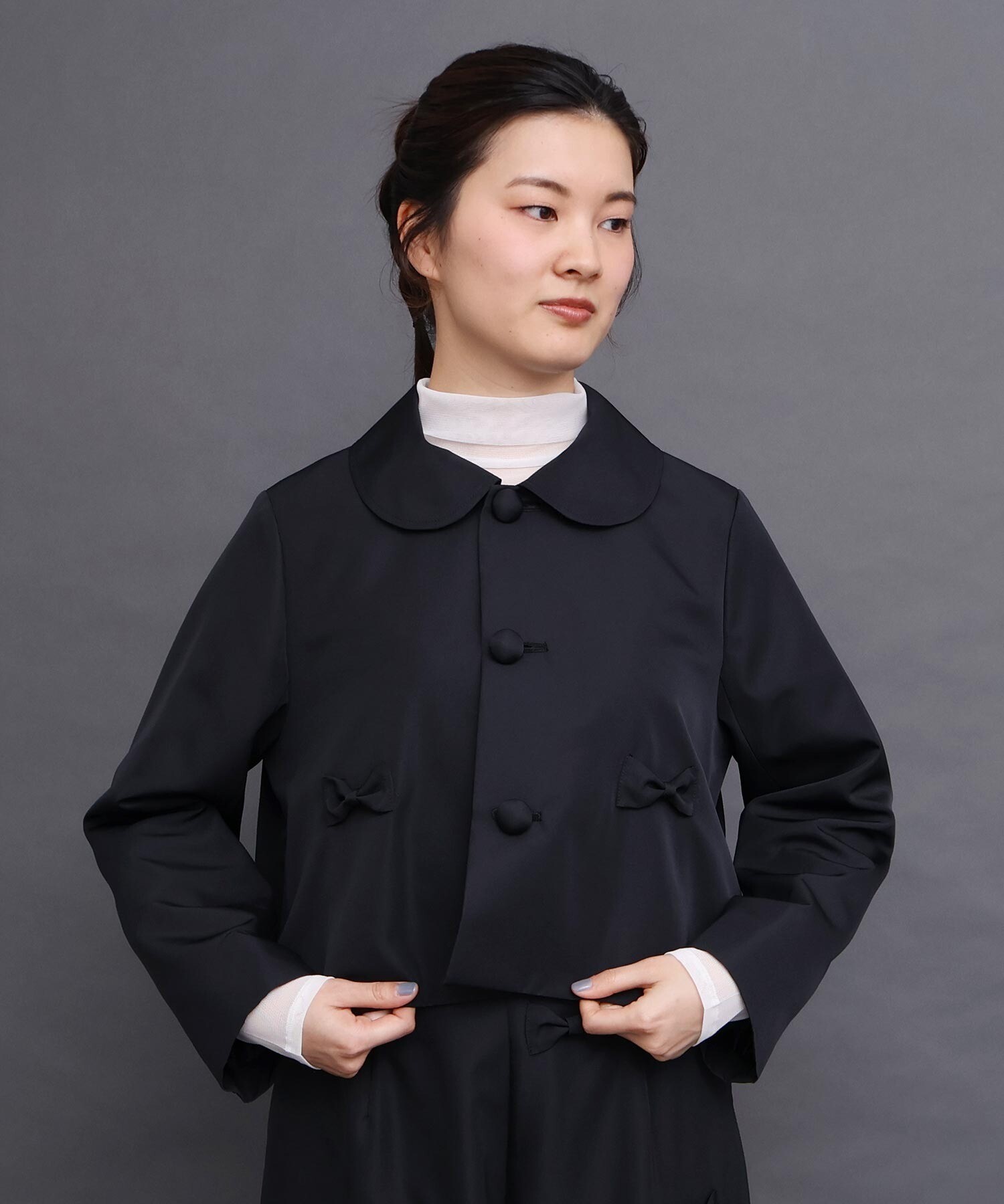 AMBIDEX Store BLACK RIBBON ジャケット (F クロ): l'atelier du savon