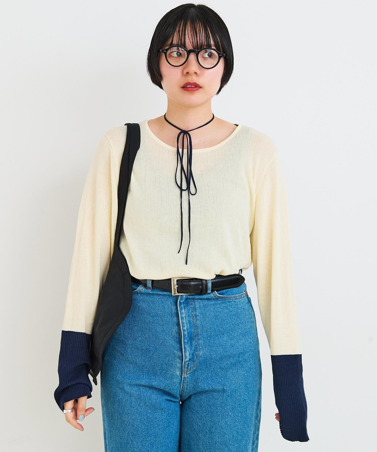 8色展開・WEB限定】ウールカシミヤミックス ハイネック ニット
