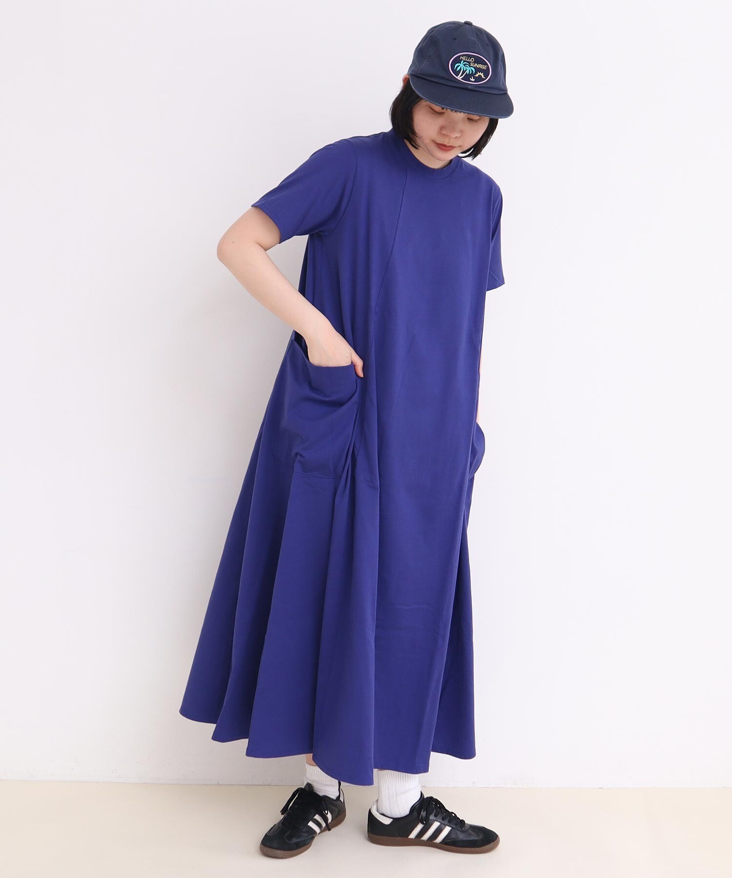 AMBIDEX Store Suai-mai ゴアードTワンピース(F アカ): l