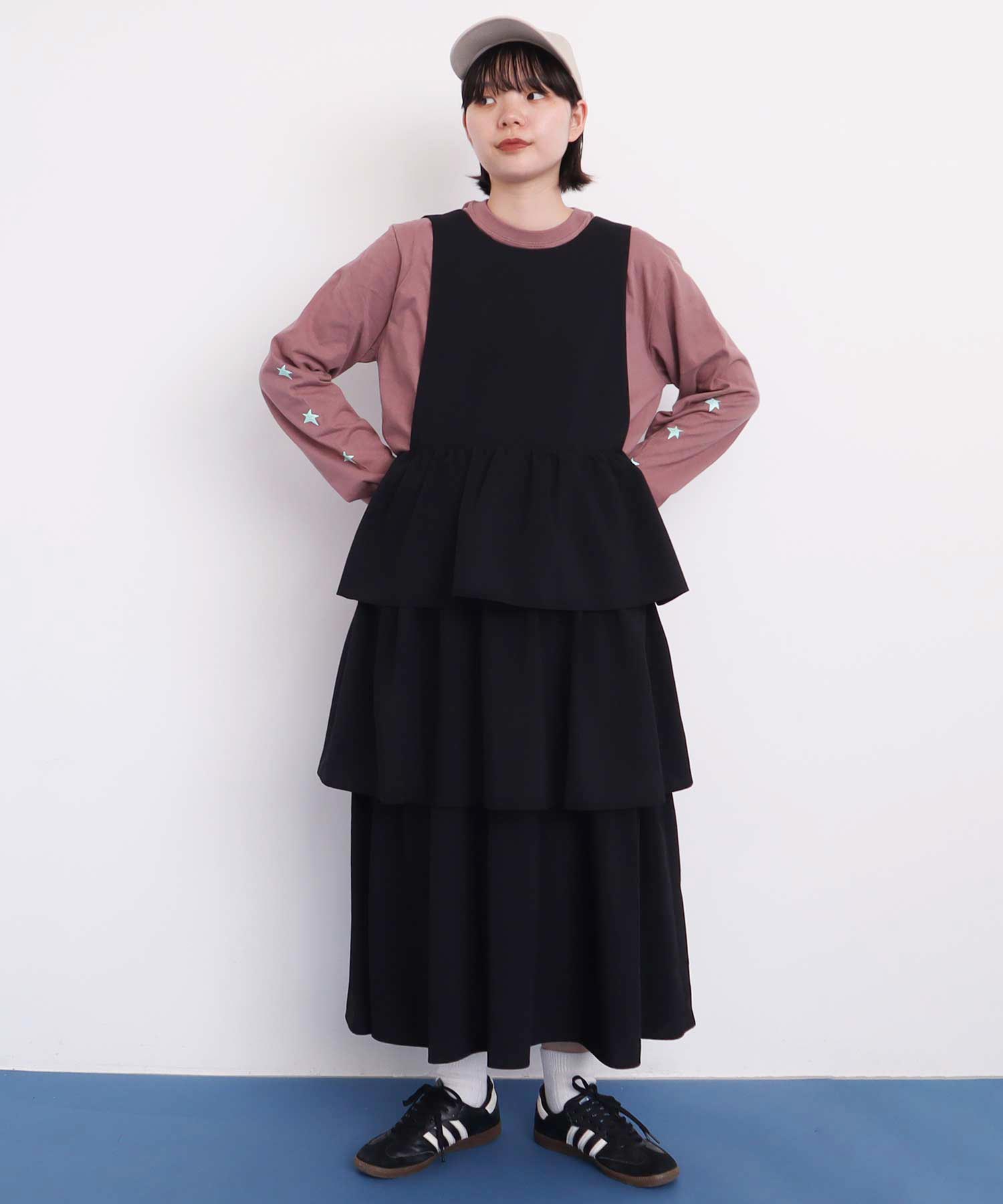 AMBIDEX Store △○TIERED FRILL apron onepiece(F クロ): l'atelier