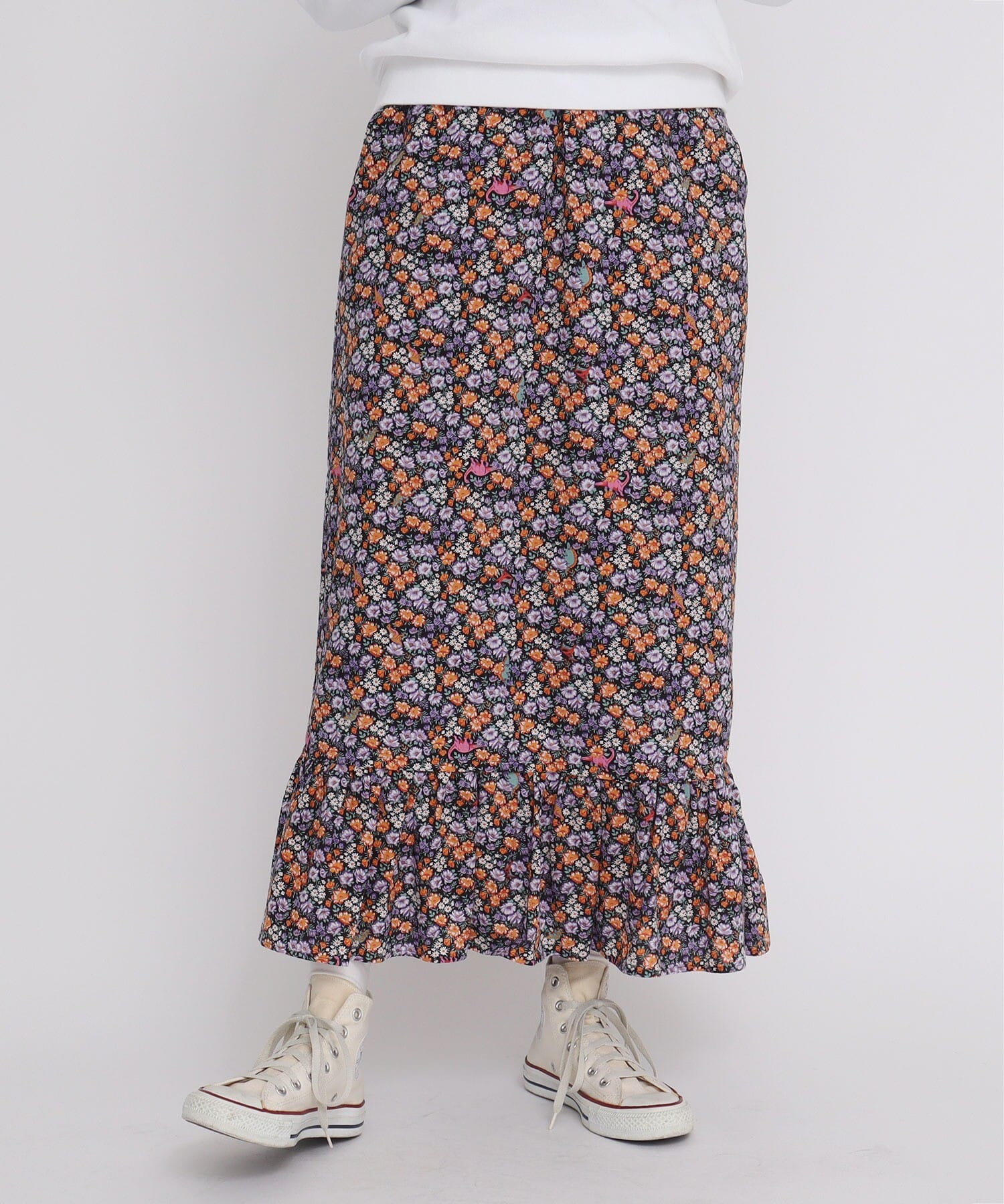 AMBIDEX Store ○○little dinosaur frill skirt(F パープル): l