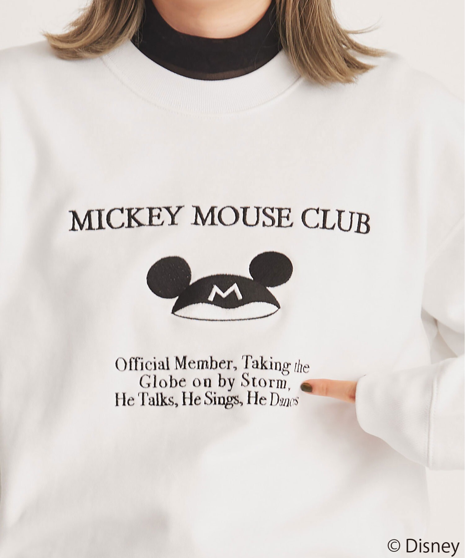 AMBIDEX Store 〇〈Disney〉ミッキーマウスクラブ / 刺繍スウェット(F