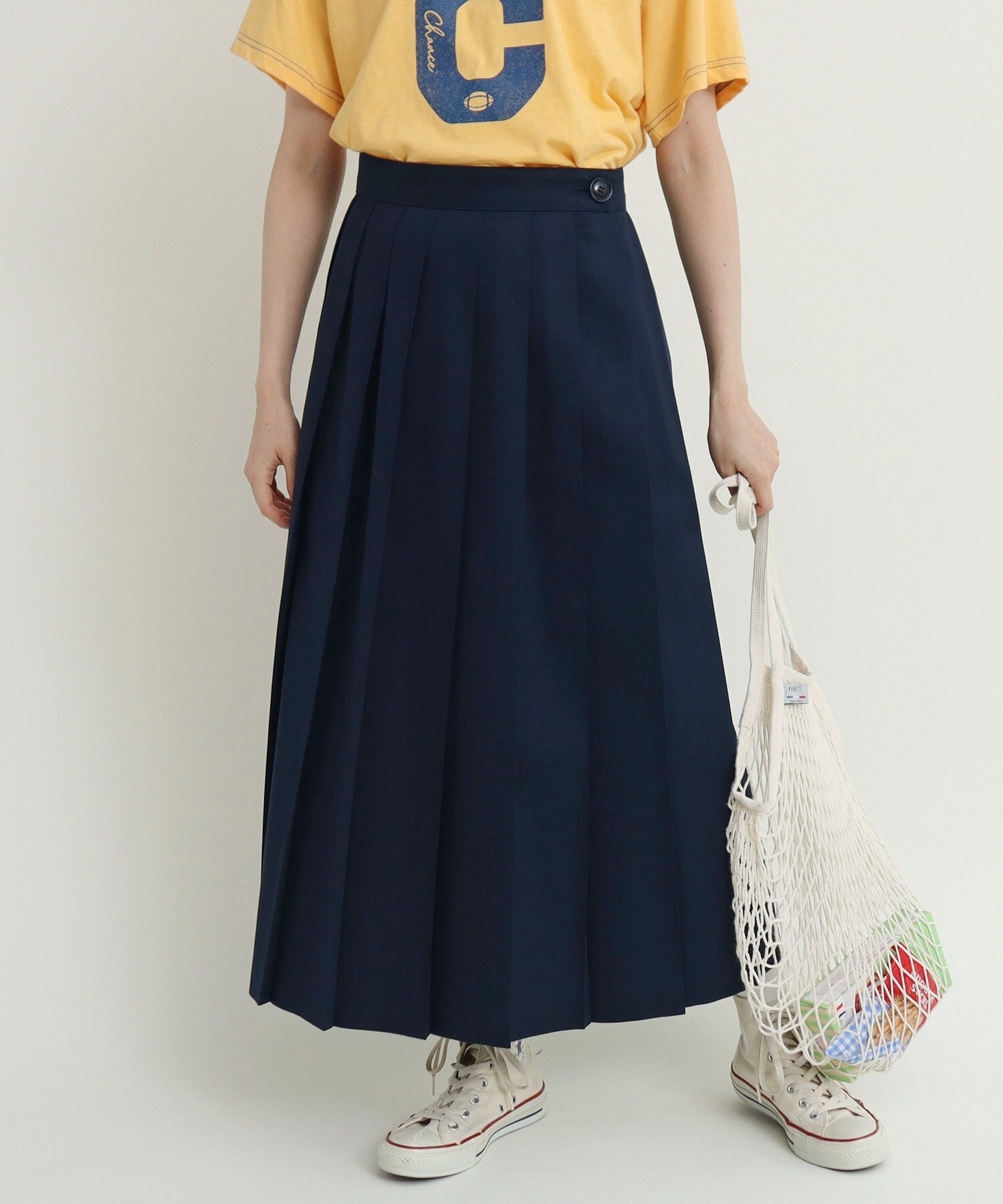 AMBIDEX Store △○チノプリーツスカート(36 ベージュ): CHILD WOMAN