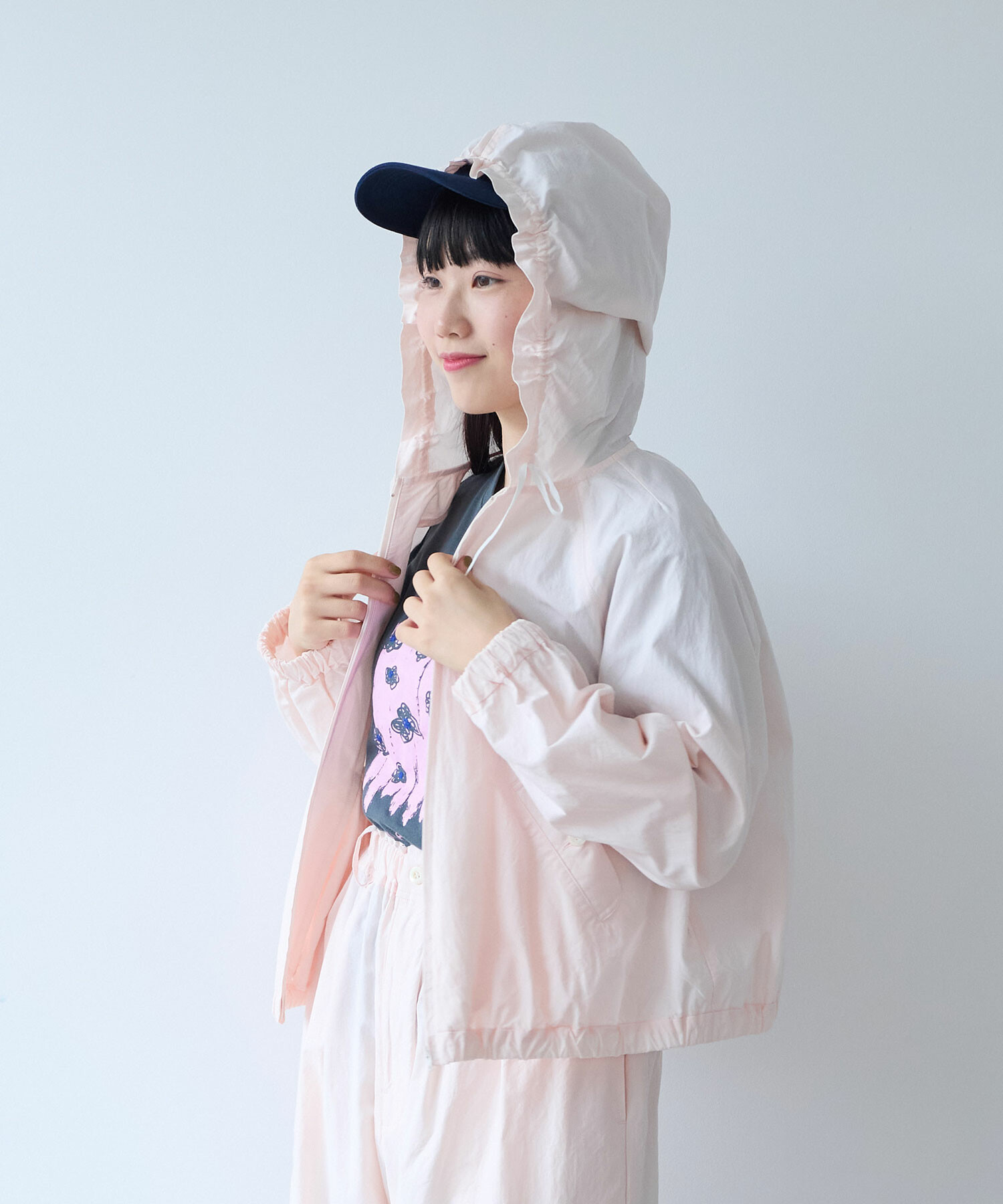 AMBIDEX Store ○ コットン / キュプラ 高密度ブロード hoodie