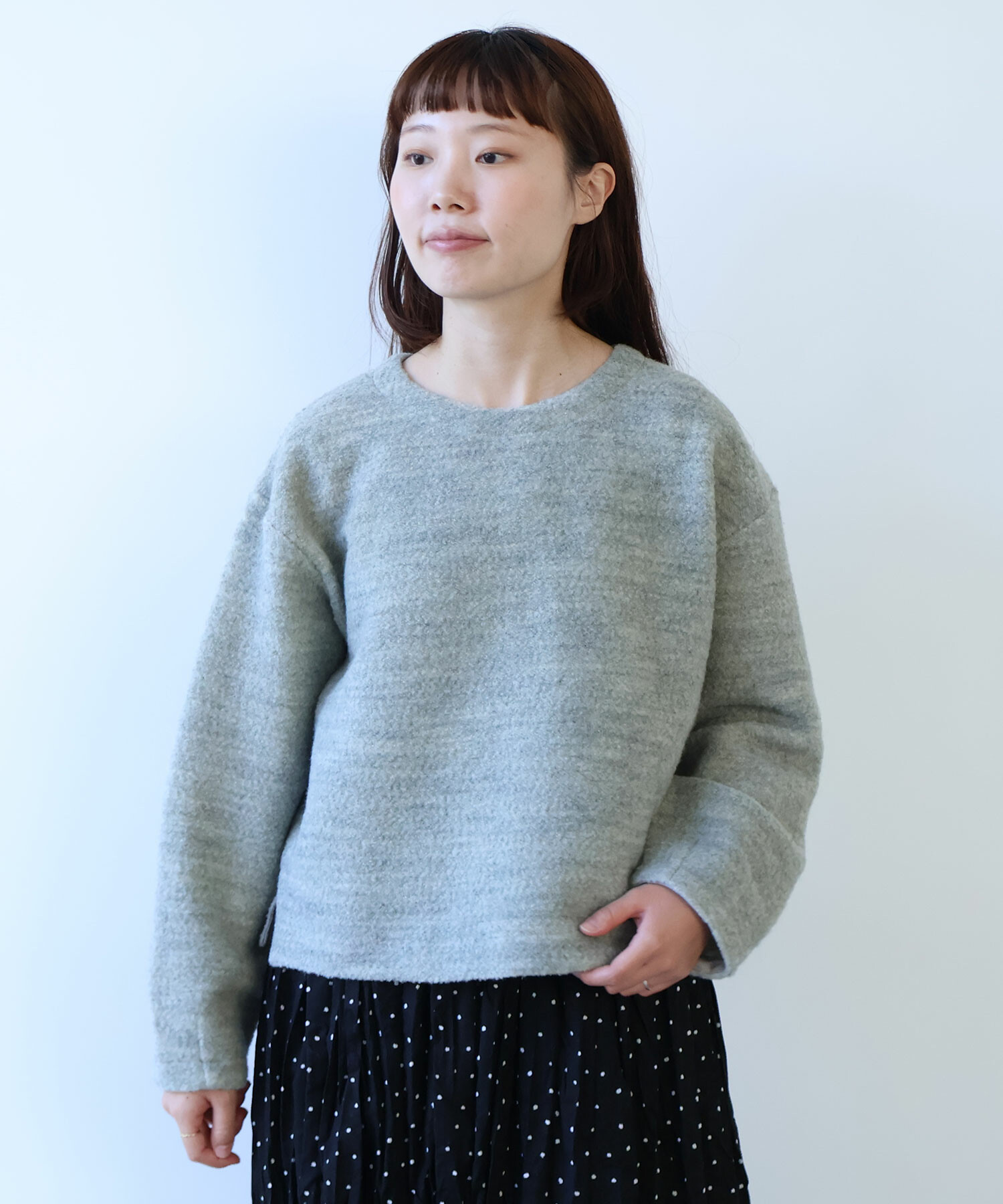 グレー model:163cm