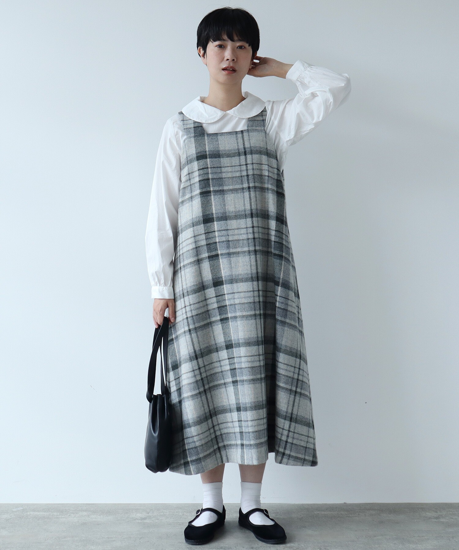 グレー model:160cm