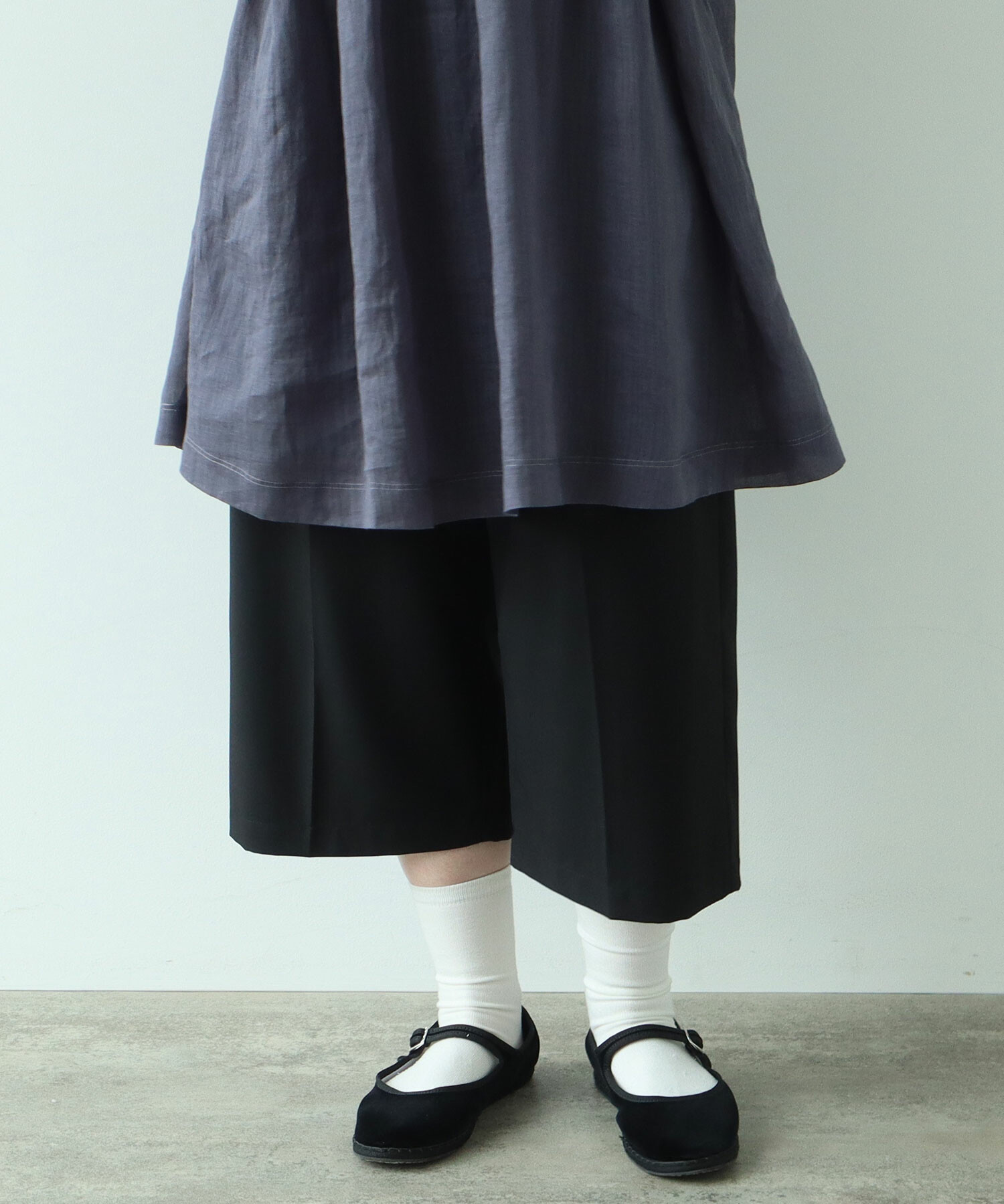 AMBIDEX Store △〇 T/R みじかめスラックス(F クロ): bulle de