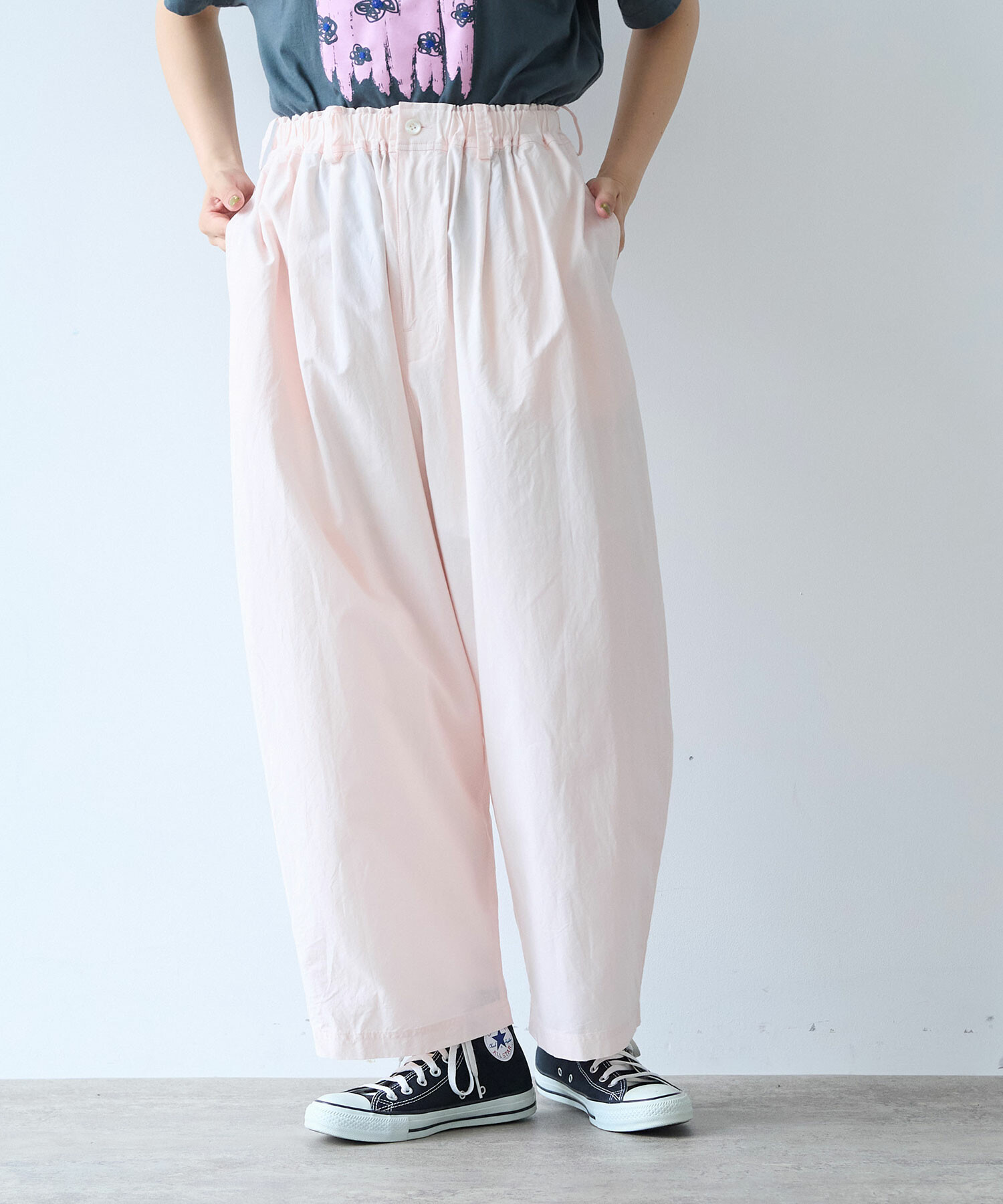 AMBIDEX Store ○ コットン / キュプラ 高密度ブロード パンツ(F