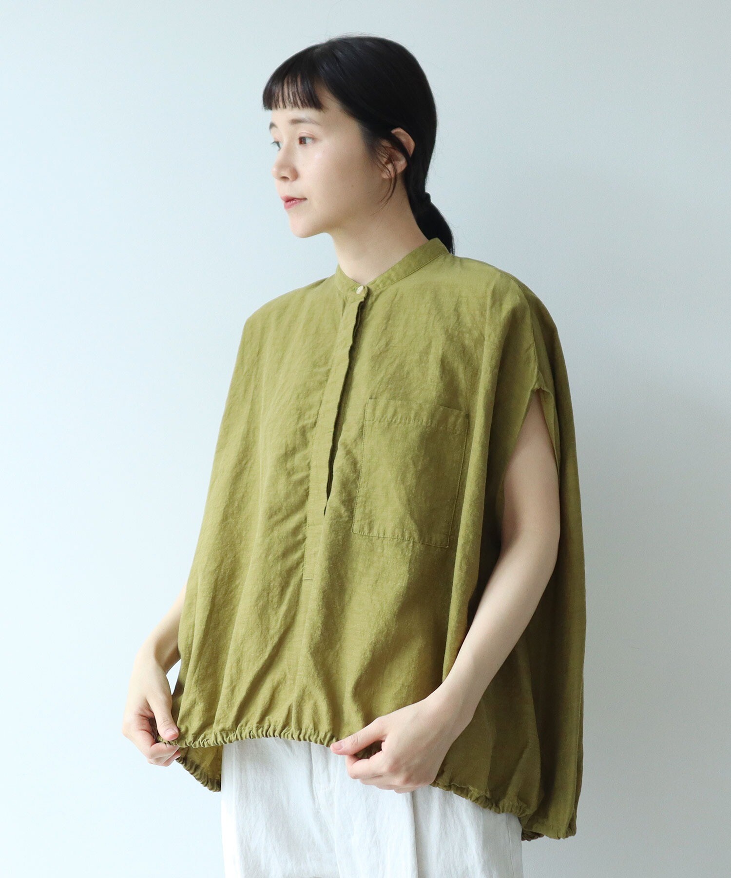 yuni◆長袖ブラウス/FREE/コットン/PNK/17-01-BL-011-25-1 yuni(ユニ) / 長袖ブラウス/FREE/コットン/PNK/17-01-BL-011-25