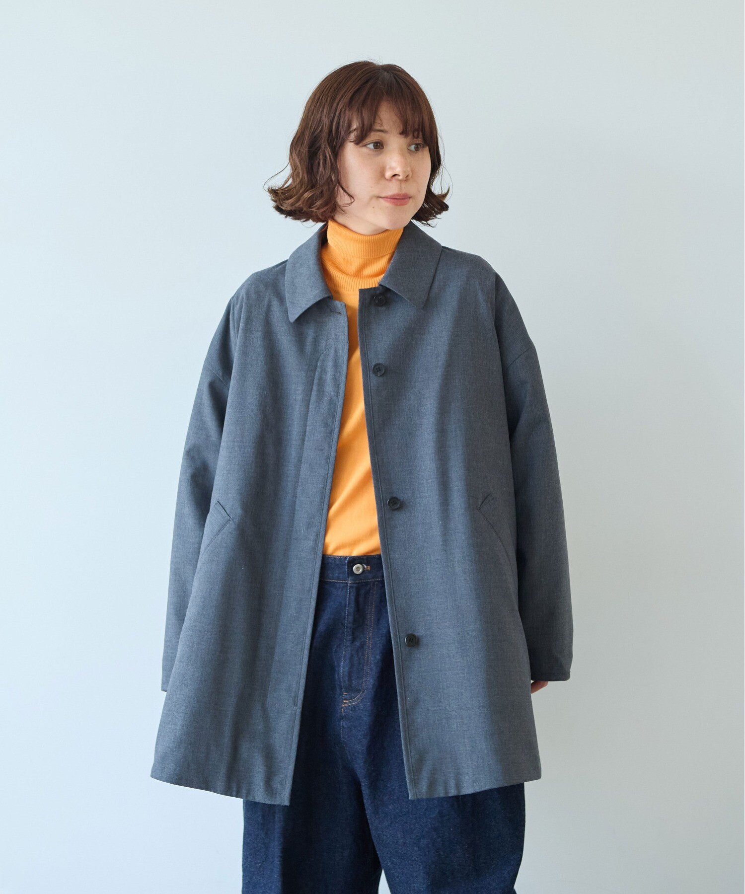 AMBIDEX Store ○evodown middle length コート(F チャコールグレー): yuni