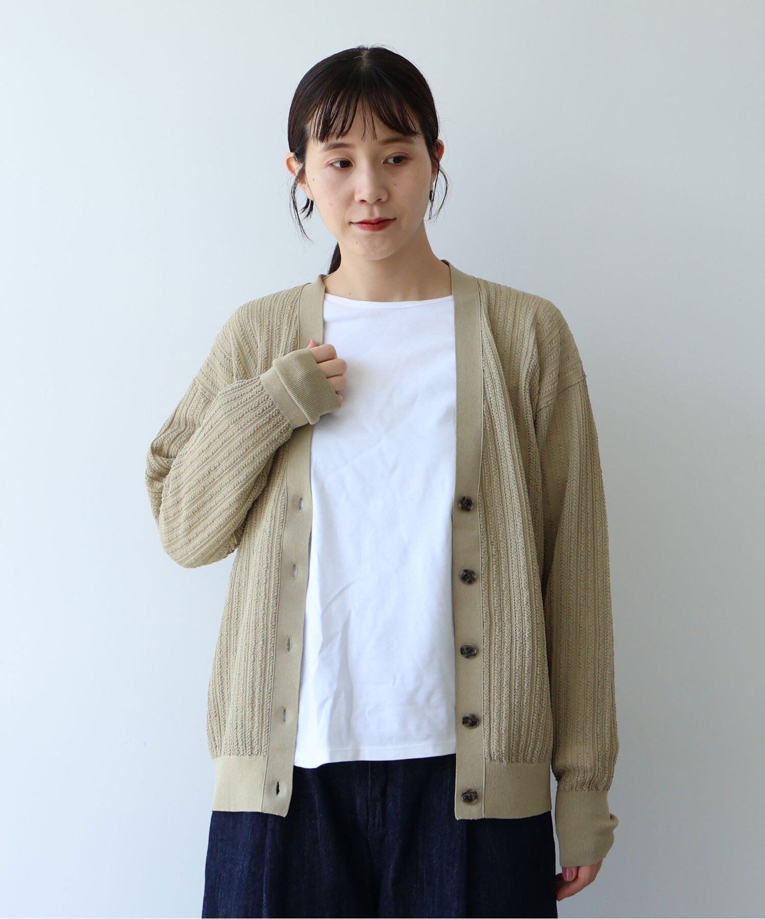 AMBIDEX Store 【予約販売】○コットン/ナイロン sheer stripes