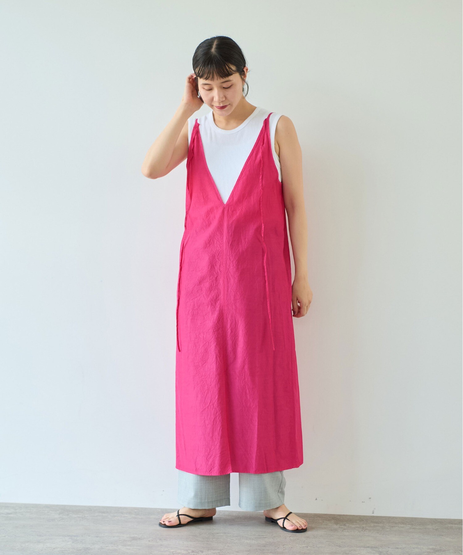 AMBIDEX Store コットンキュプラ product dye petti ワンピース