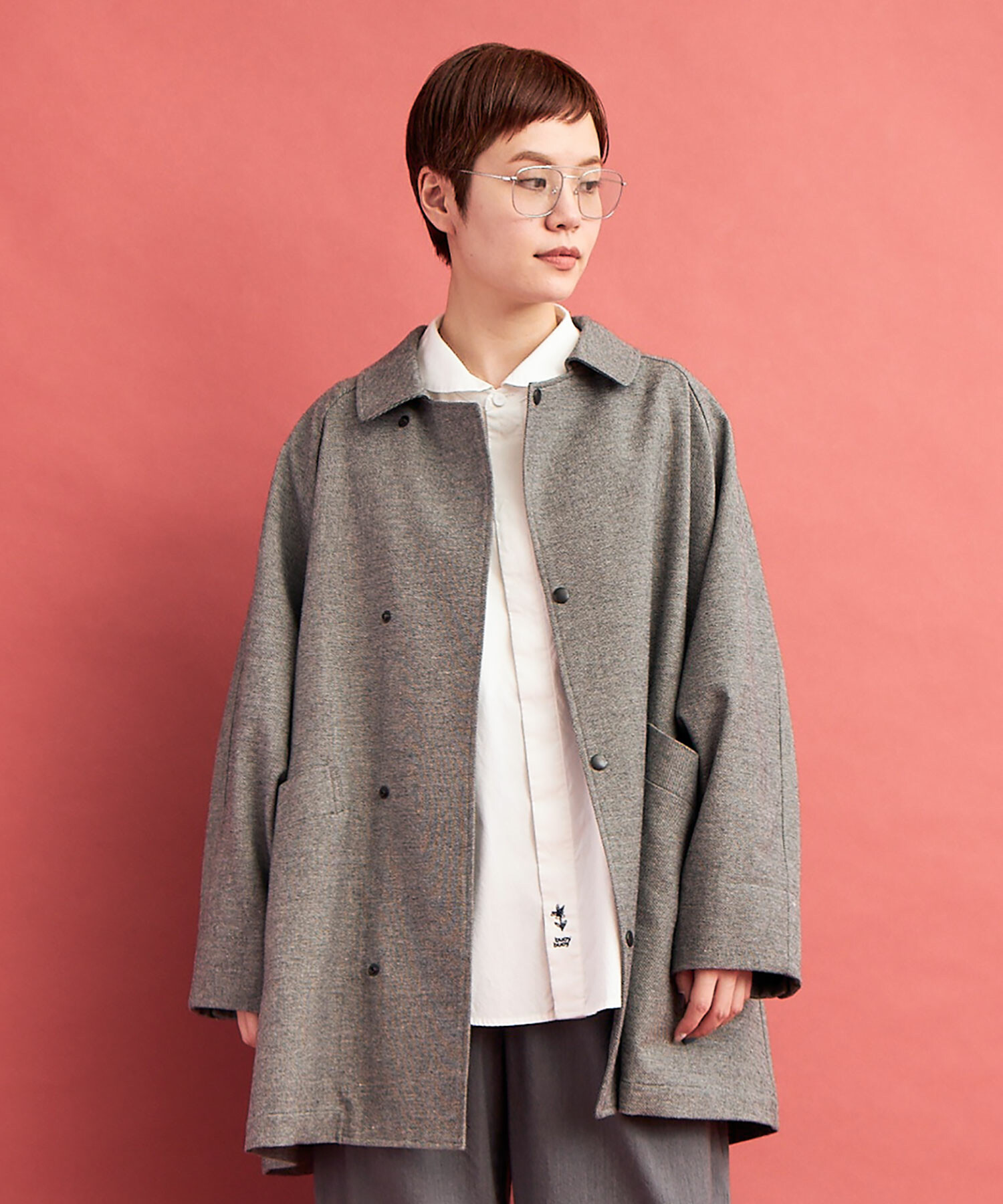 P/Nコート 45Rリネンダックの908コート: WOMEN｜45R