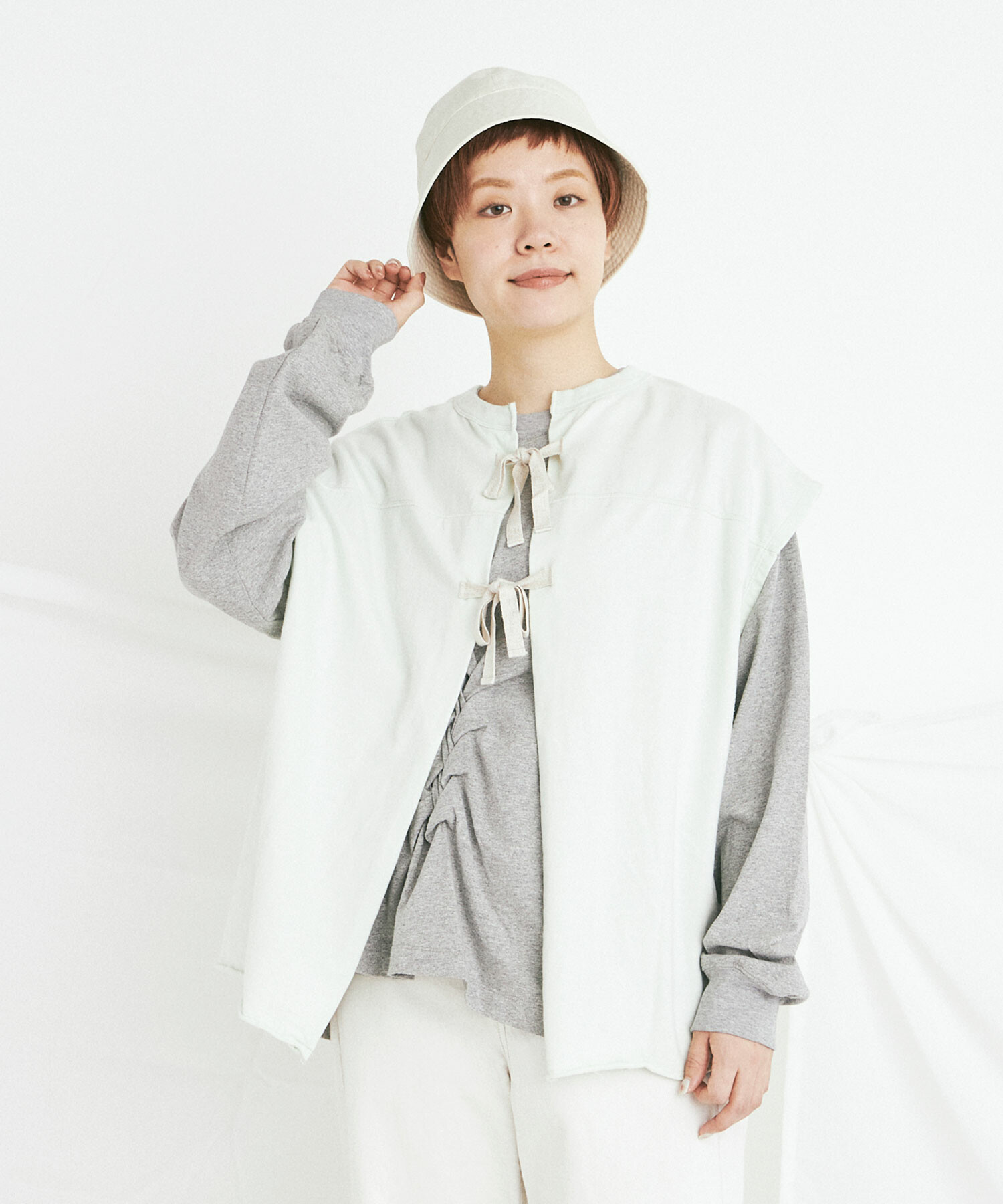 AMBIDEX Store high gauge inlay ベスト(F CHARCOAL): buoybuoy