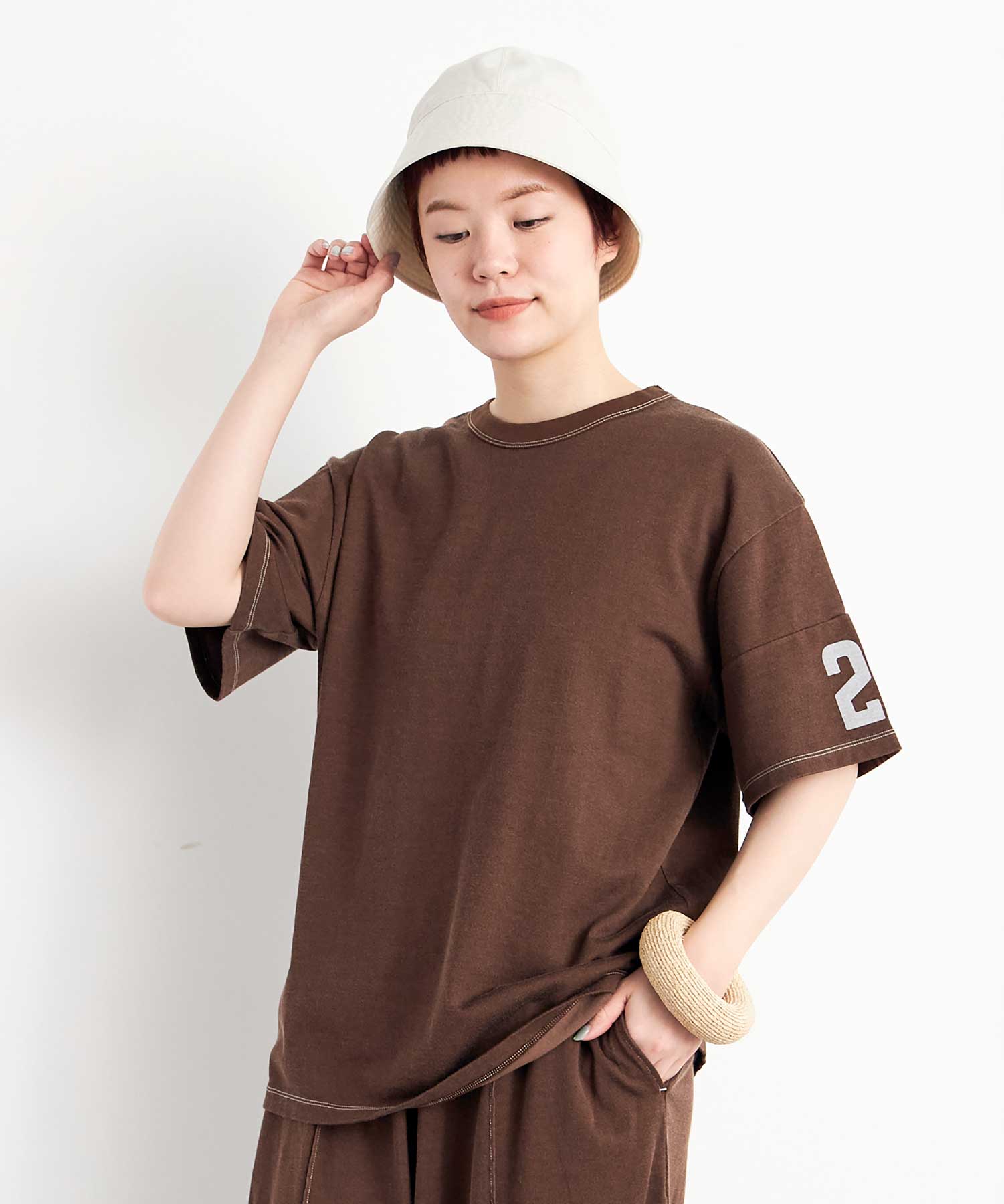 AMBIDEX Store △○Football Jersey 22 Tシャツ(F DEEP BROWN