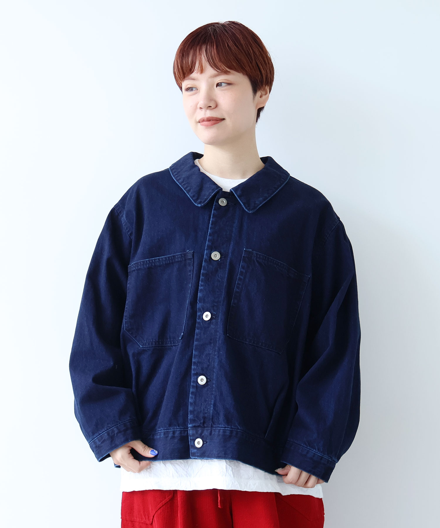 【美品】トッカ 24SS 消臭＆洗える SQUERE DENIM JACKET 消臭＆洗える！】SQUERE DENIM JACKET デニムジャケット / TOCCA