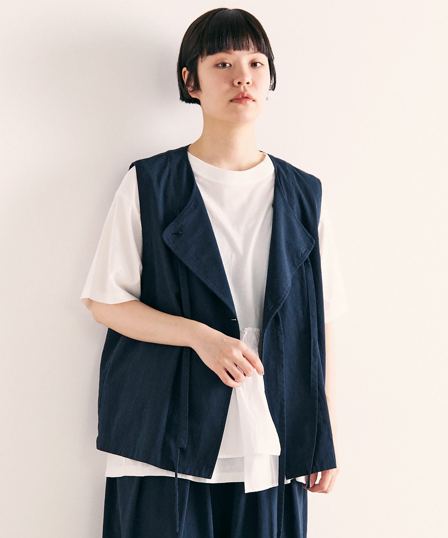 AMBIDEX Store ○80/2GVラチネ SURGICAL VEST(F NAVY): FLAT-cic-HATENA