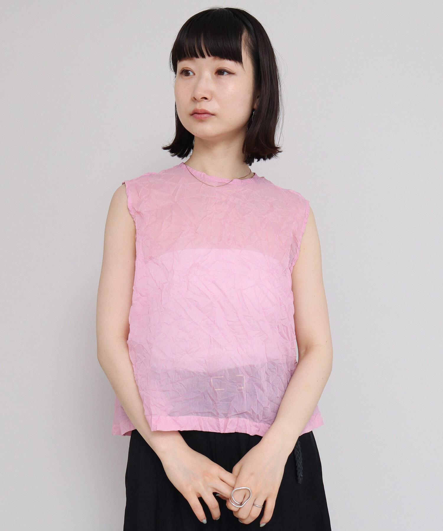 AMBIDEX Store △〇シアーローン キャッチワッシャー ノースリ