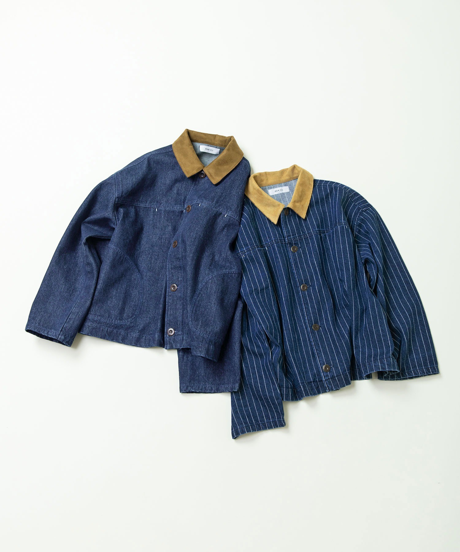 AMBIDEX Store ○13ozデニム/ヒッコリー カバーオール(F コン): PAR ICI