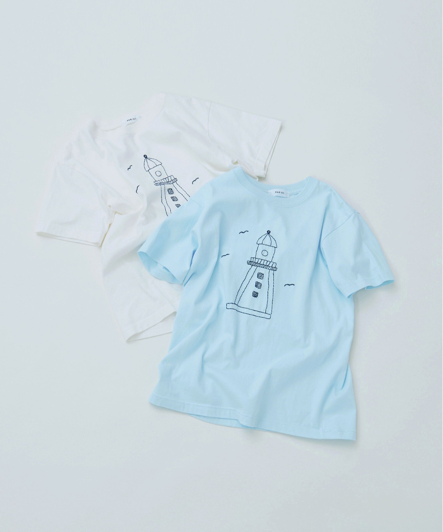 AMBIDEX Store 【予約販売】○【WEB別注カラー】灯台刺繍Tシャツ(F