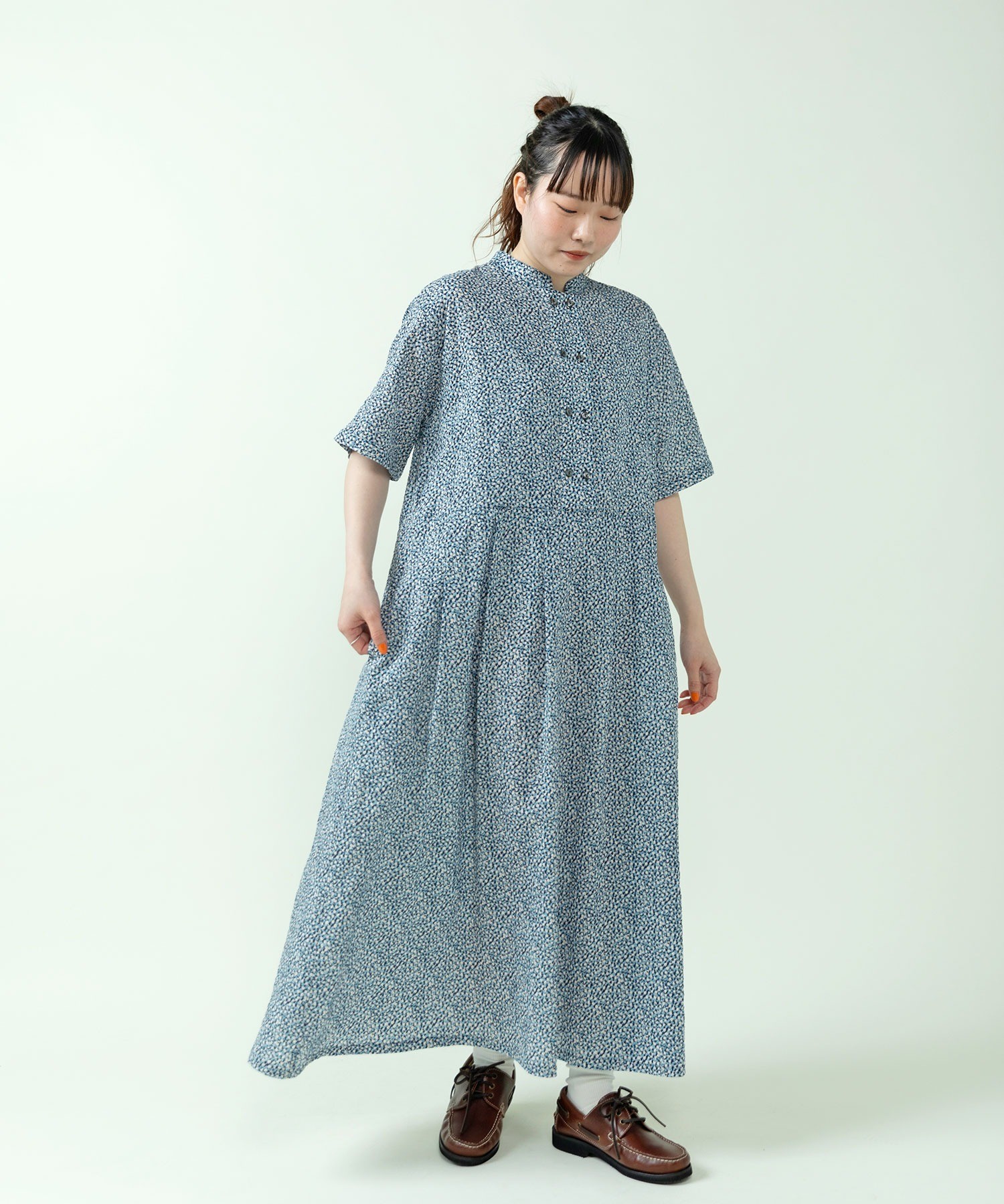AMBIDEX Store 【予約販売】○【WEB限定カラー】小花柄 ダブルボタン