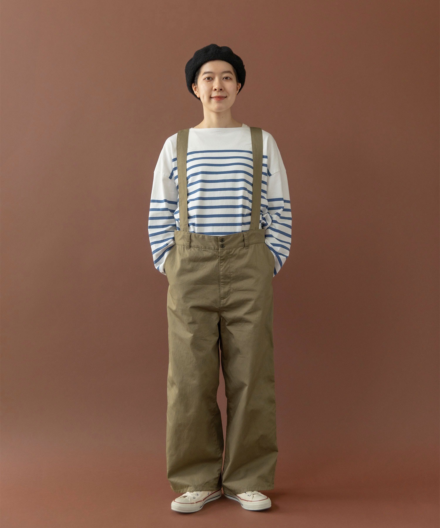 カーキ モデル:身長158cm