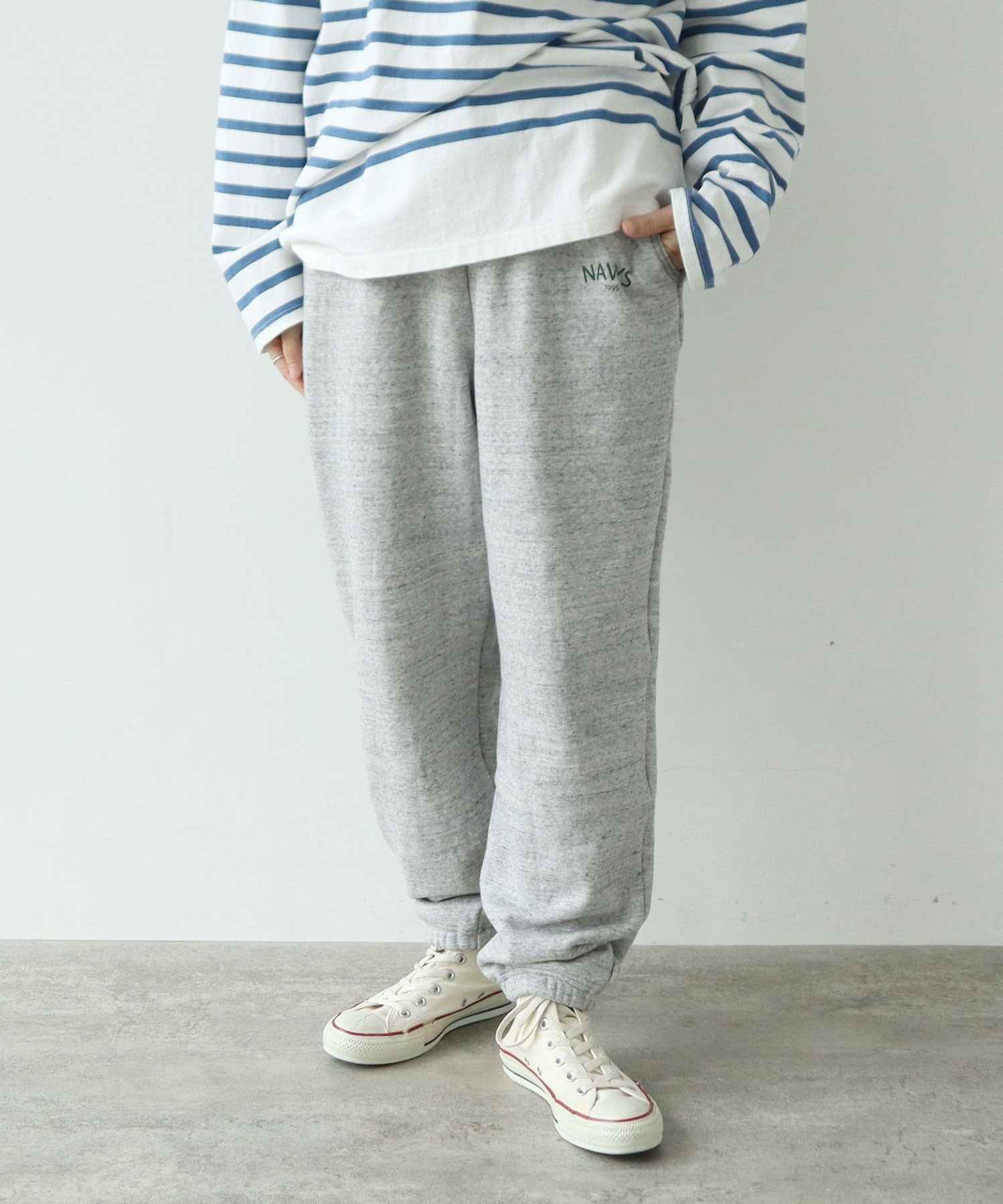 AMBIDEX Store △○NAVYS フレンチテリー スウェットパンツ(F グレー