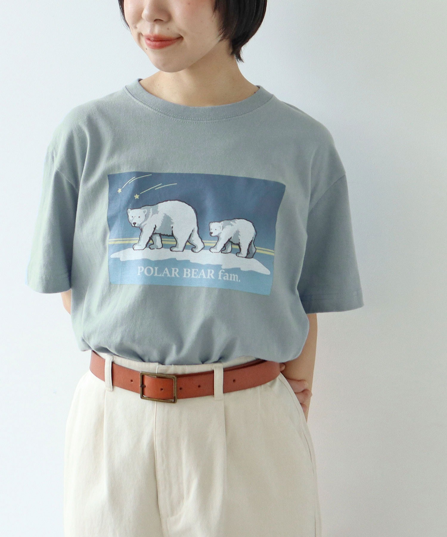 AMBIDEX Store 【予約販売】○【WEB限定】POLAR BEAR fam.Tシャツ(F