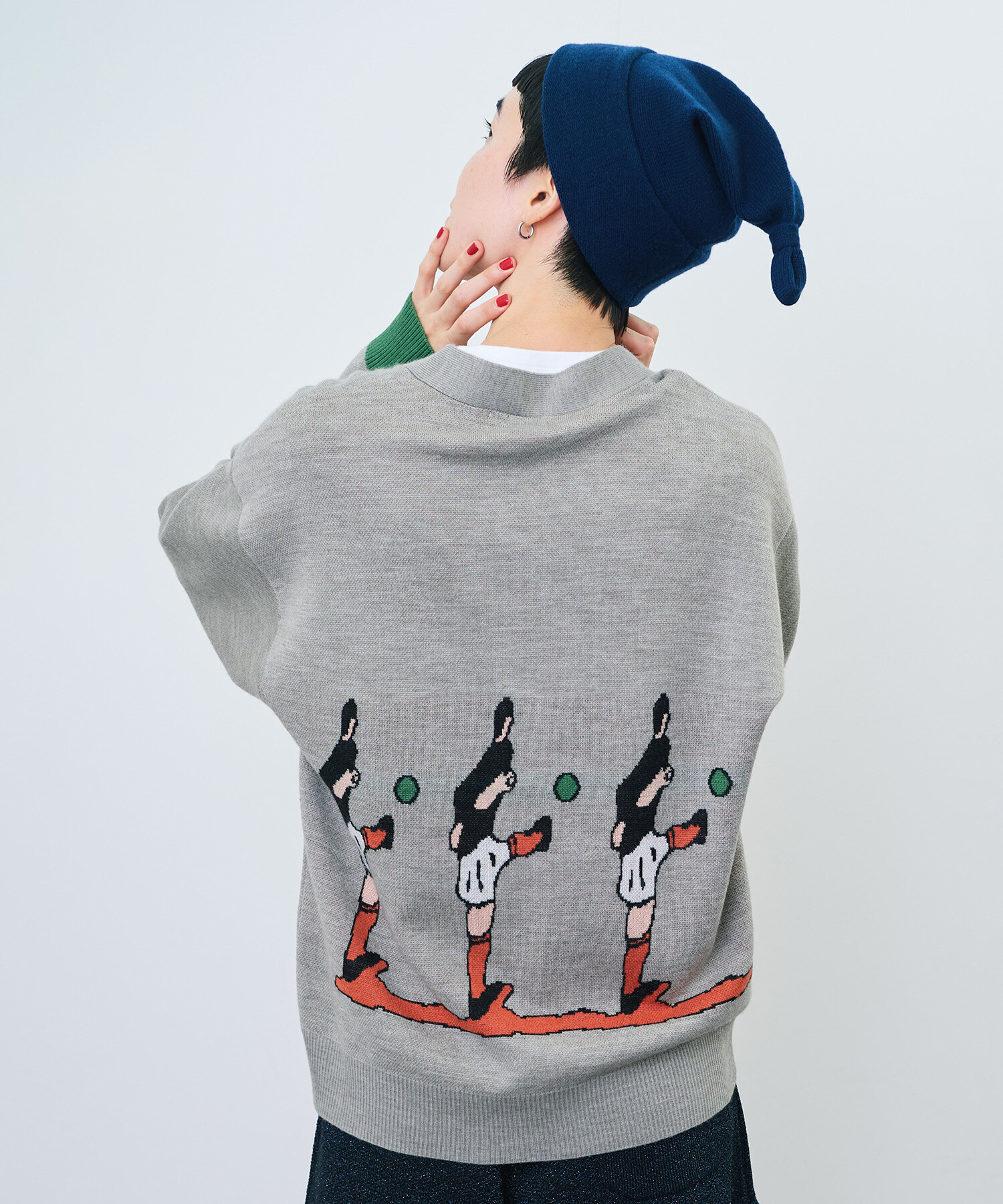 オてぃんページ AMBIDEX Store 【予約販売】〇Tsuru Taisuke×WAAN Vネック