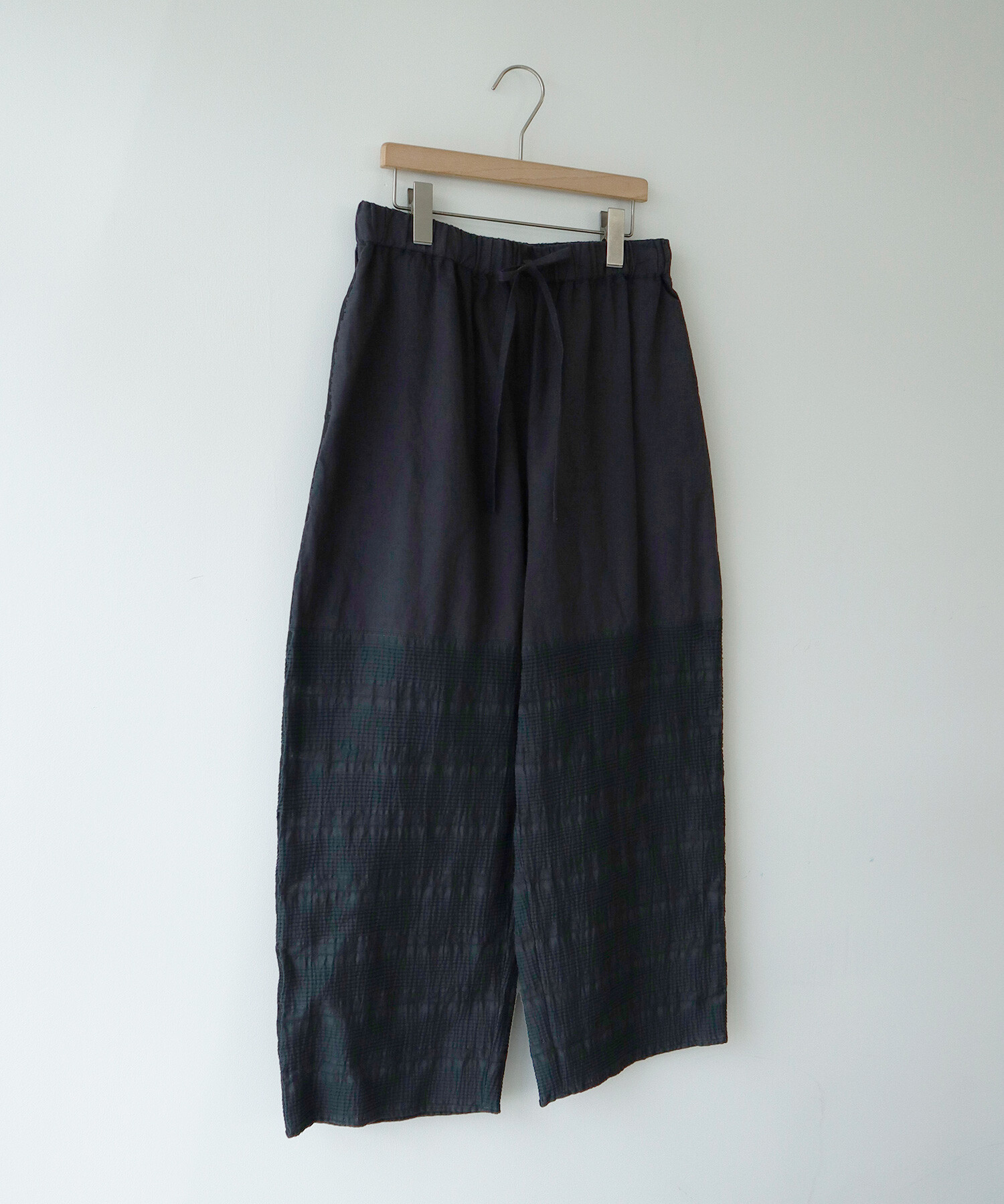 AMBIDEX Store △〇pintuck jacquard ギャザーパンツ(F キナリ