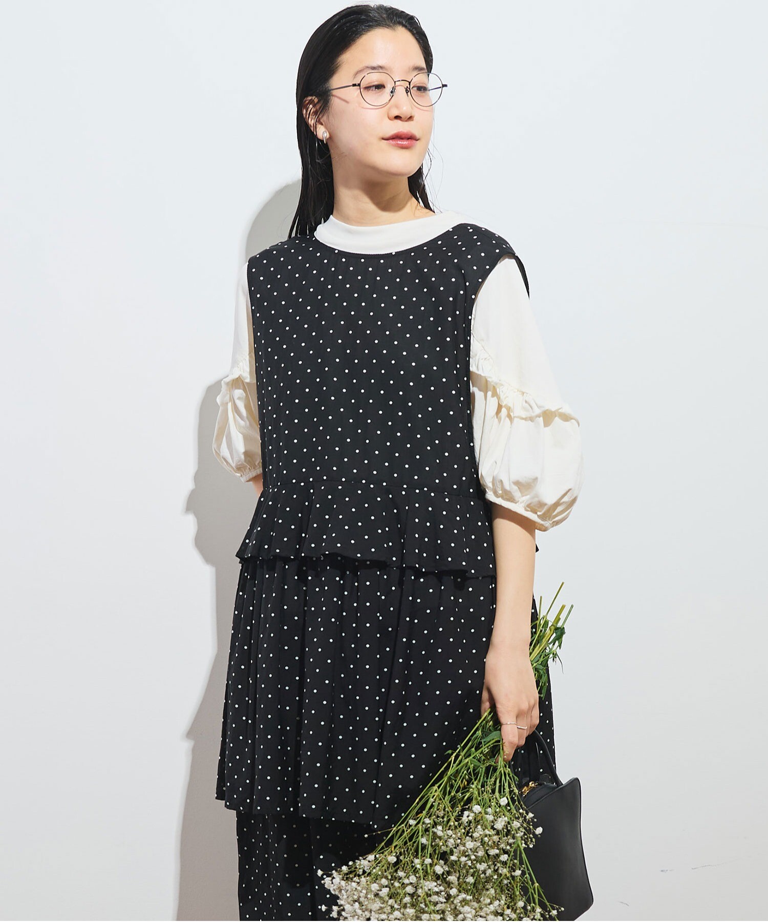 AMBIDEX Store 【予約販売】〇CottonCupra lawn 2way blouse (F