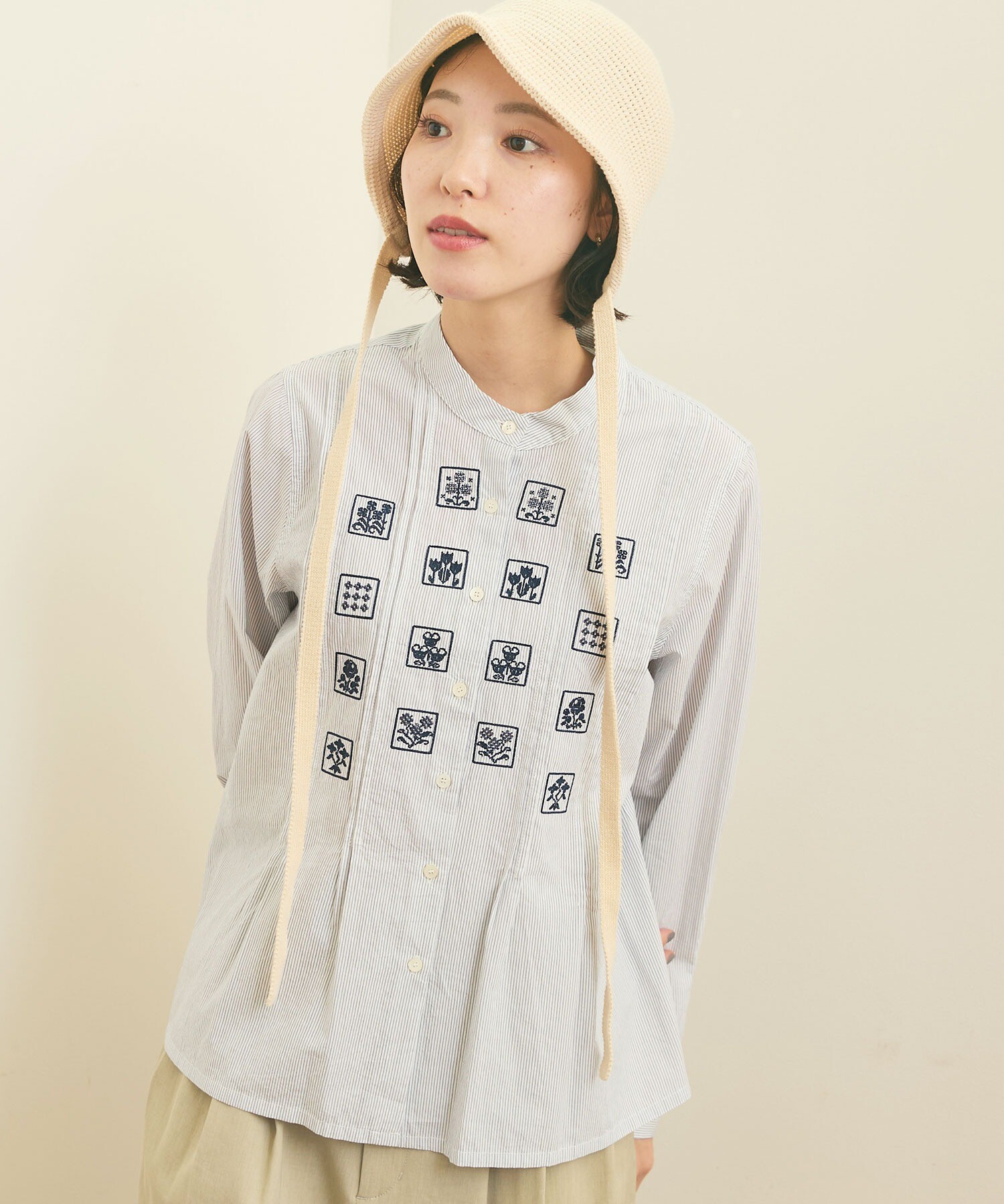 AMBIDEX Store 〇botanical book shirt(F ストライプ): l'atelier du savon