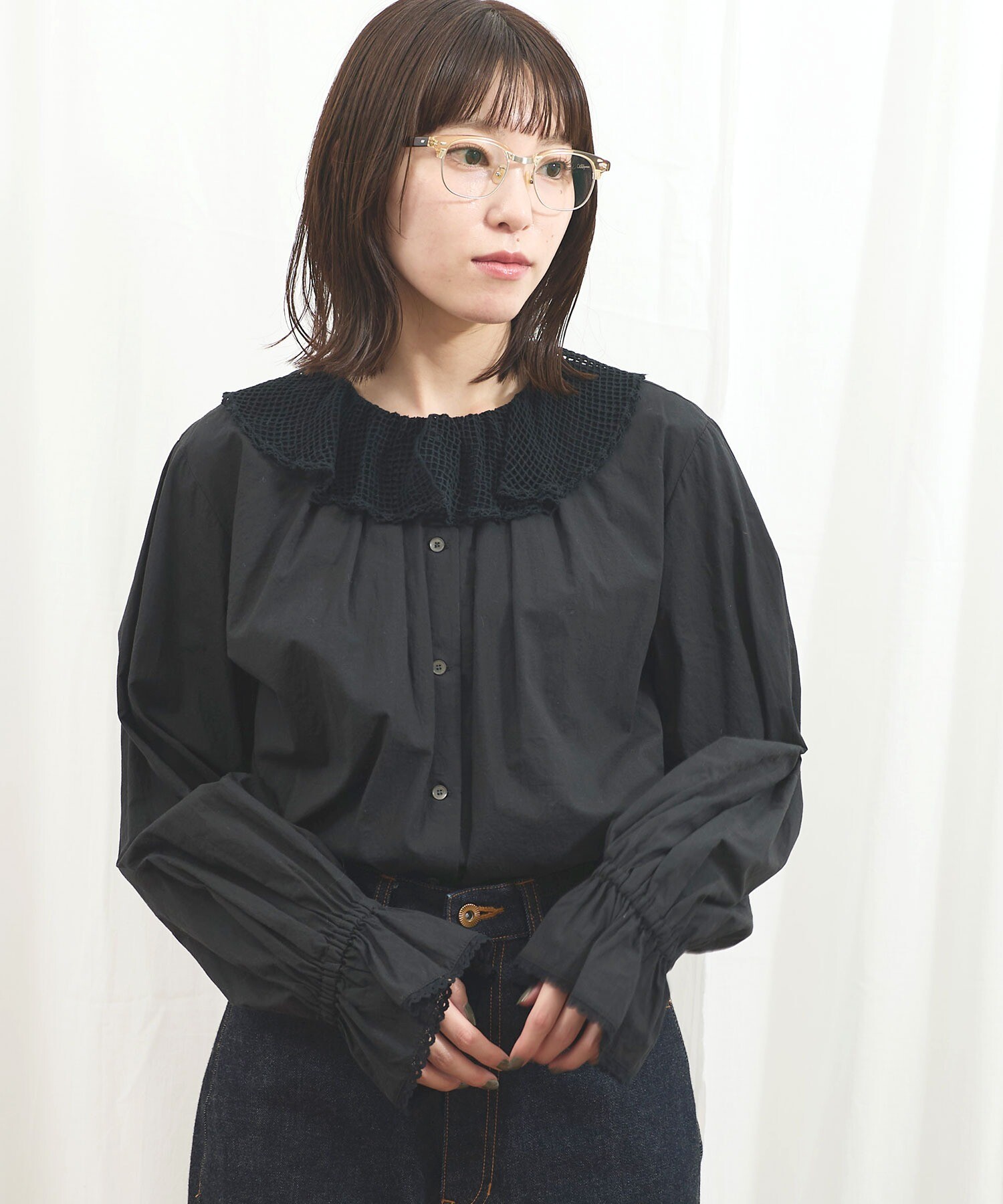 AMBIDEX Store 〇Kitty blouse(F シロ): l'atelier du savon