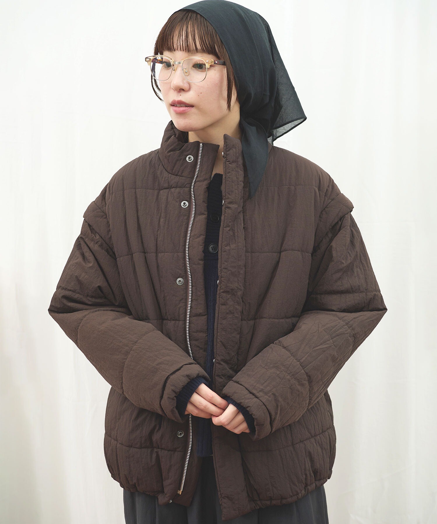 AMBIDEX Store 〇puff 2way coat(F コゲチャ): l'atelier du savon