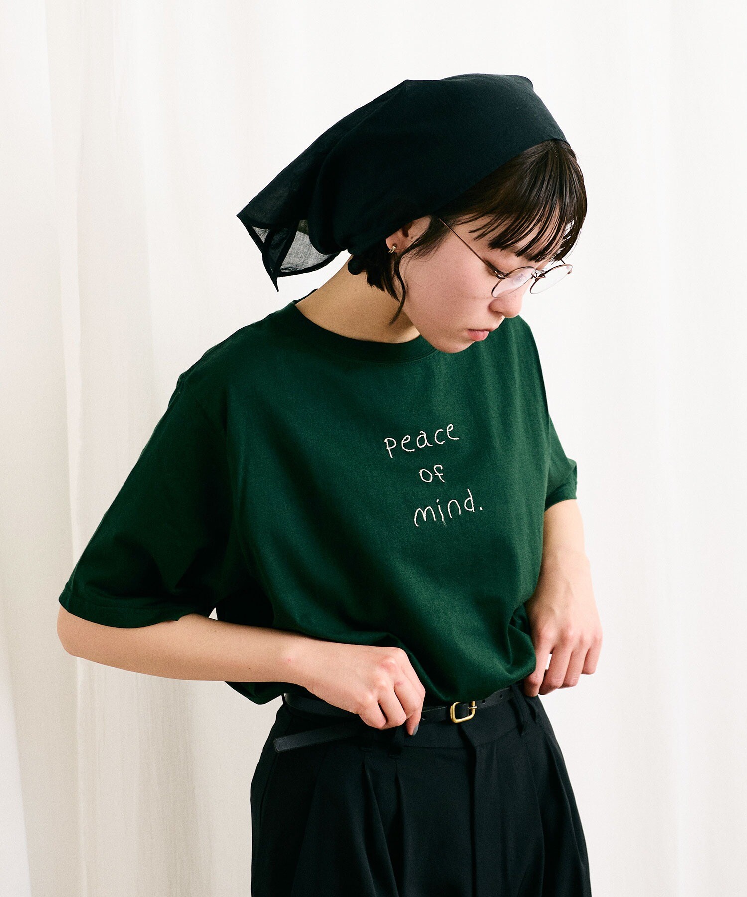 AMBIDEX Store 〇something good Tshirt(F グリーン): l'atelier