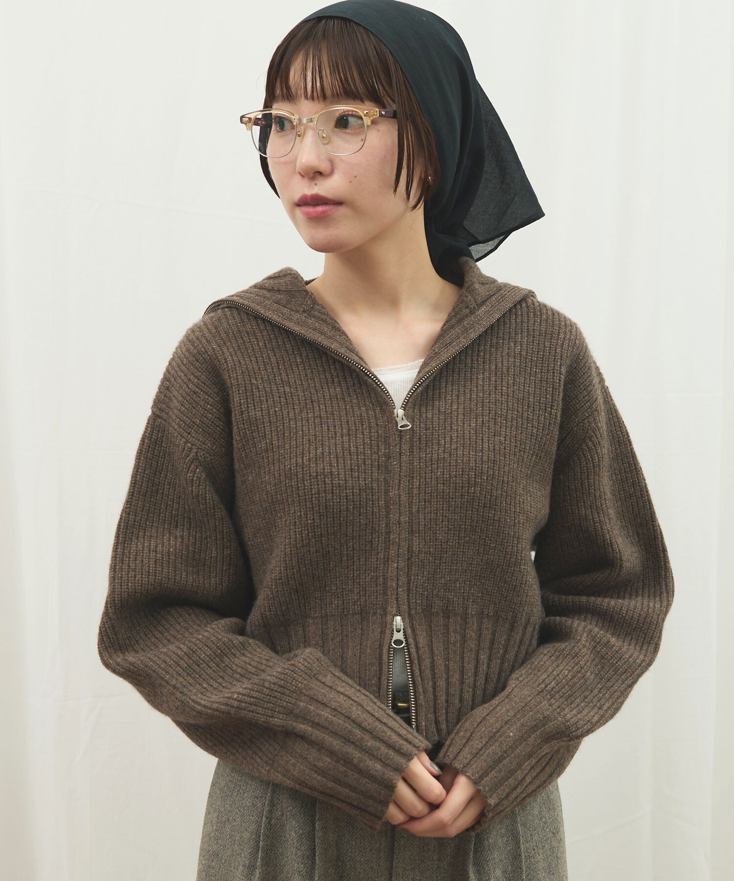 AMBIDEX Store 〇AIR WOOL zip cardigan(F キナリ): l'atelier du savon