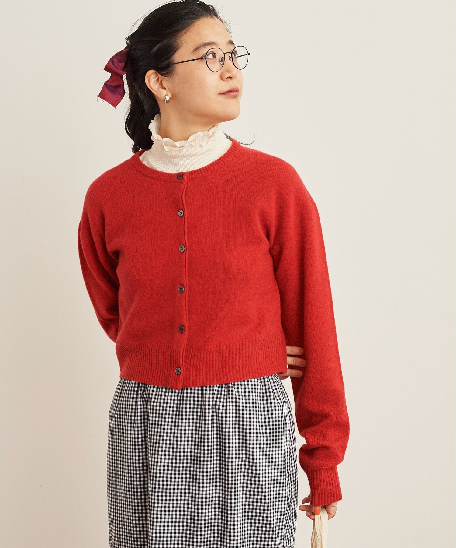 AMBIDEX Store ○daily wool カーディガン(F red): l'atelier du savon